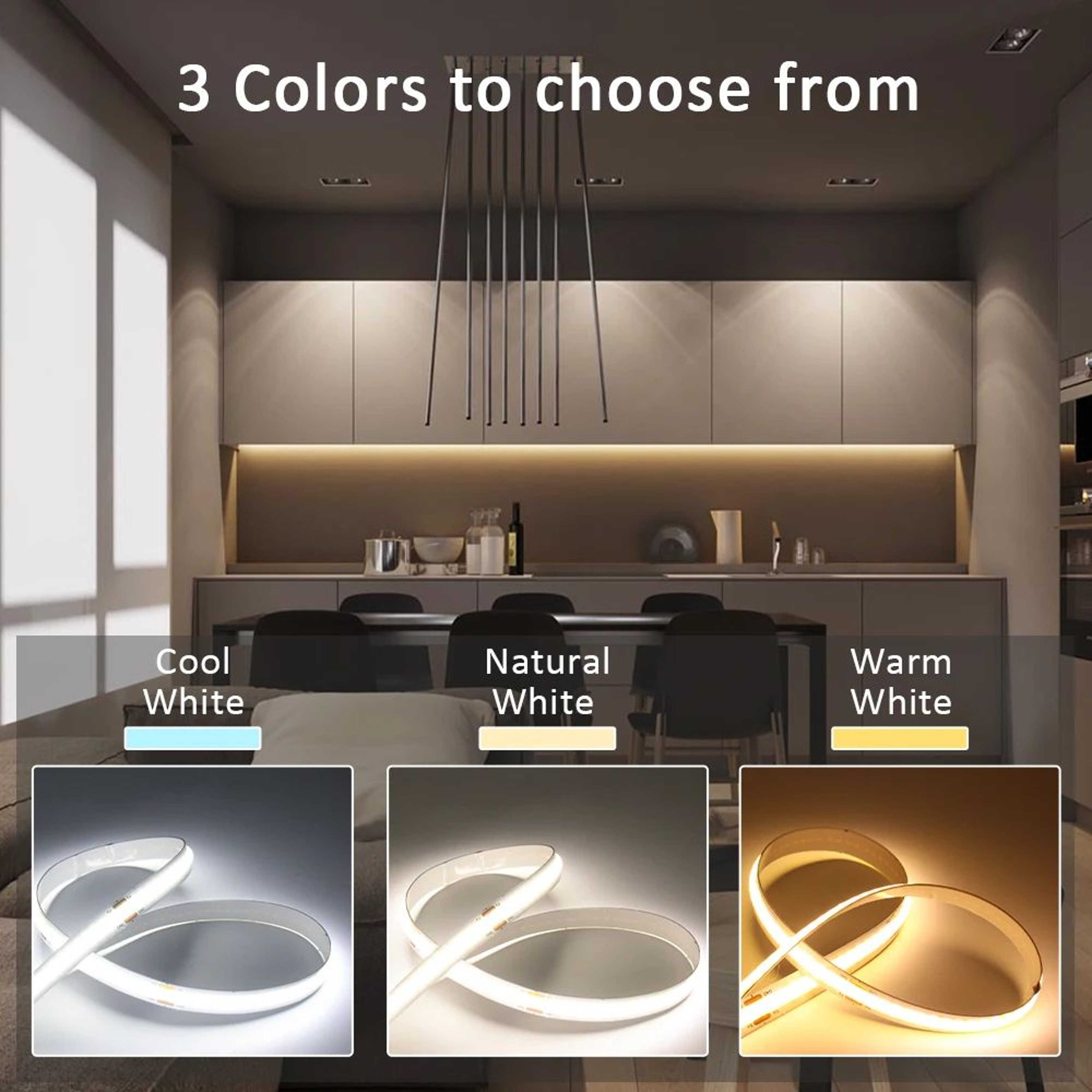 Dimmable USB COB Light Strip 4