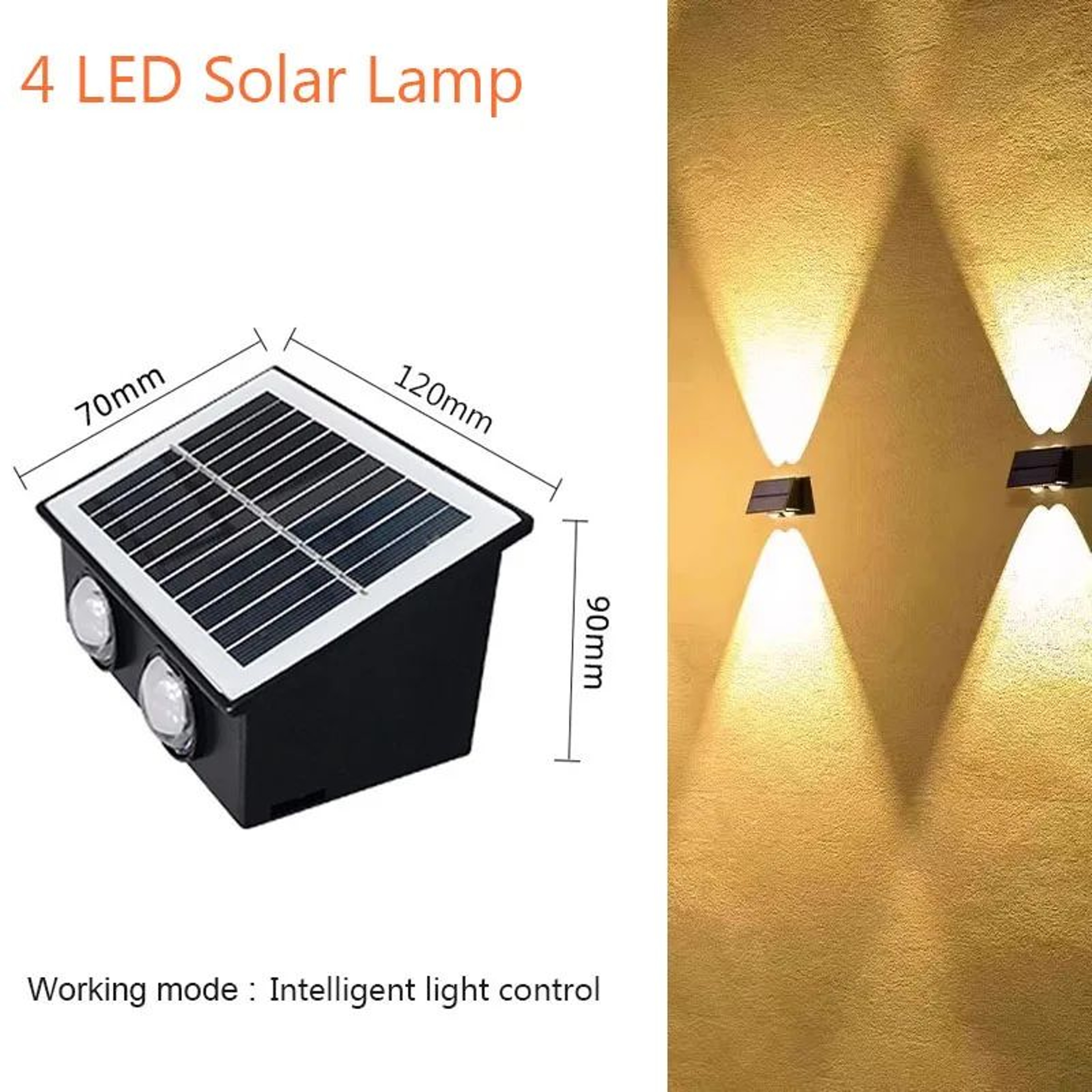 Up And Down Solar Wall Lights 7