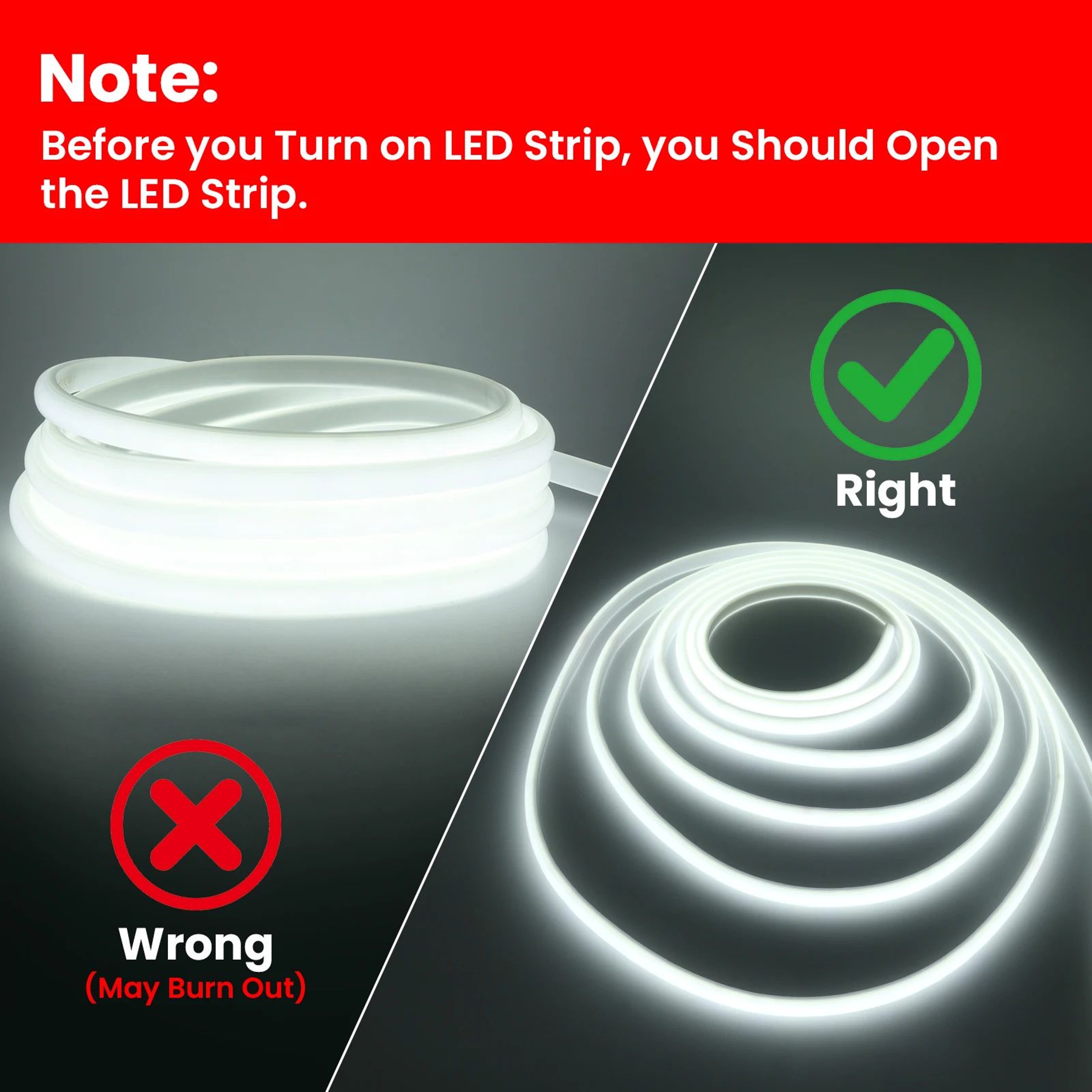 High Bright 220V COB Neon LED Strip 5