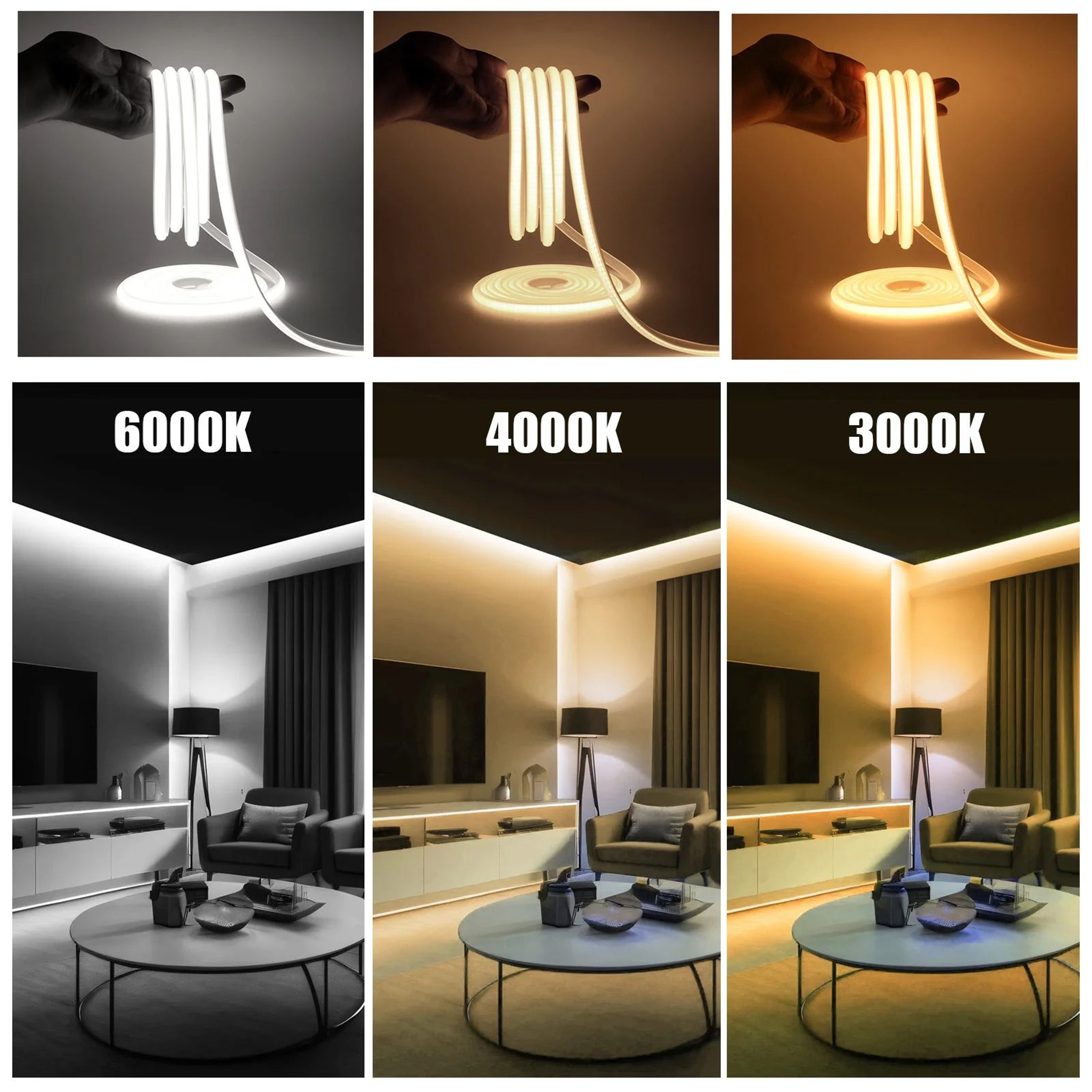 High Bright 220V COB Neon LED Strip 4