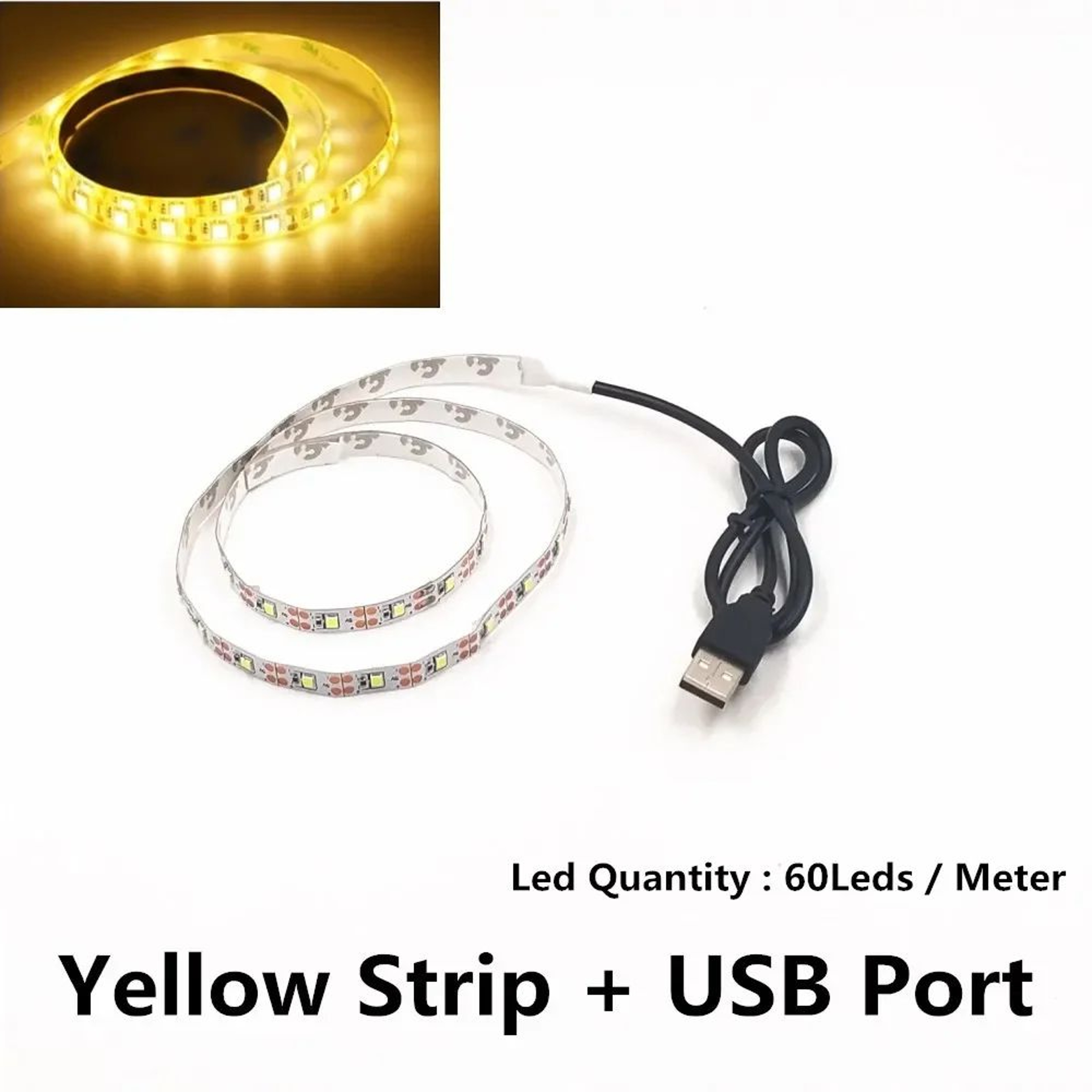 SMD3528 USB Ambient LED Strip Lights 16