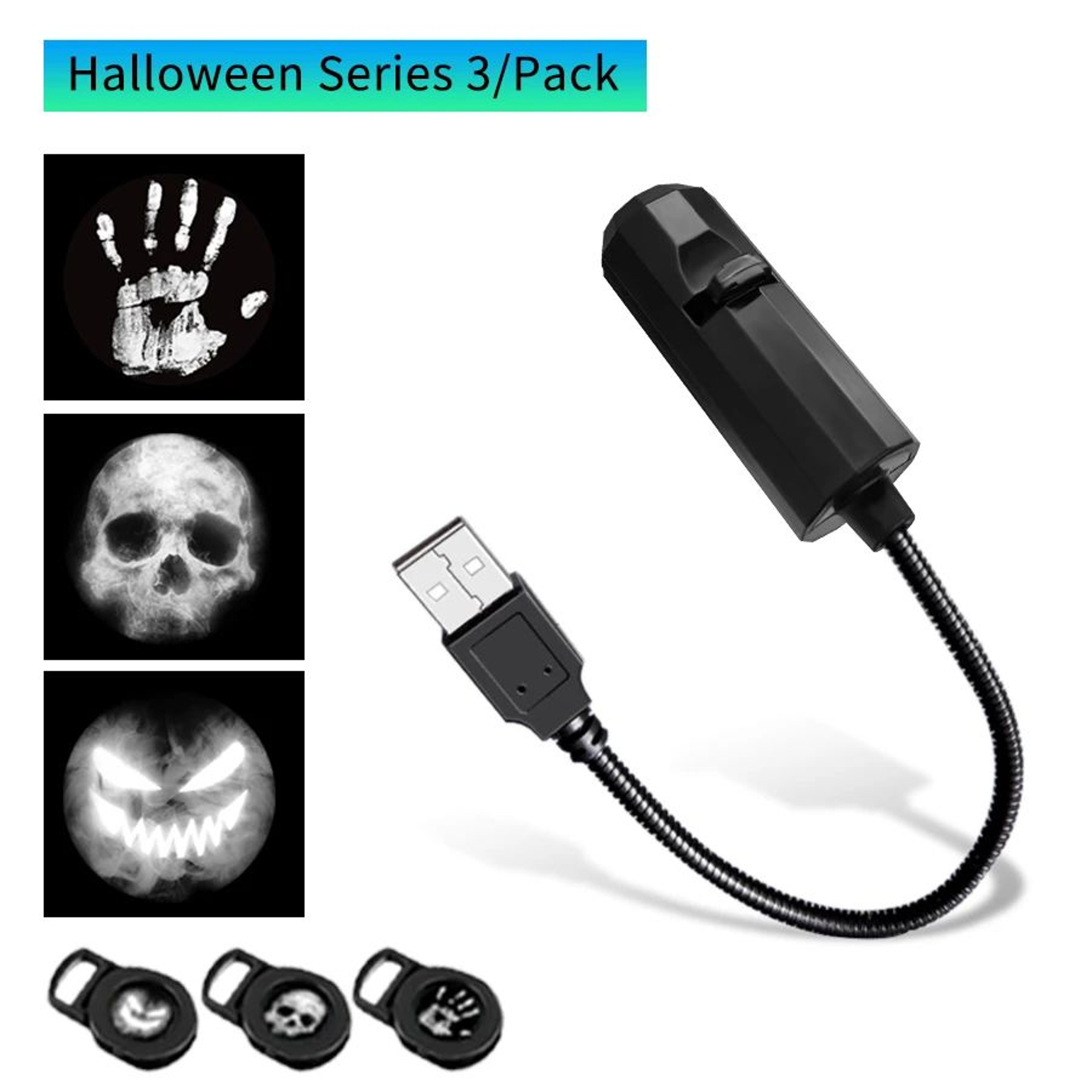 LumiCast USB Holiday Projector Night Light 7