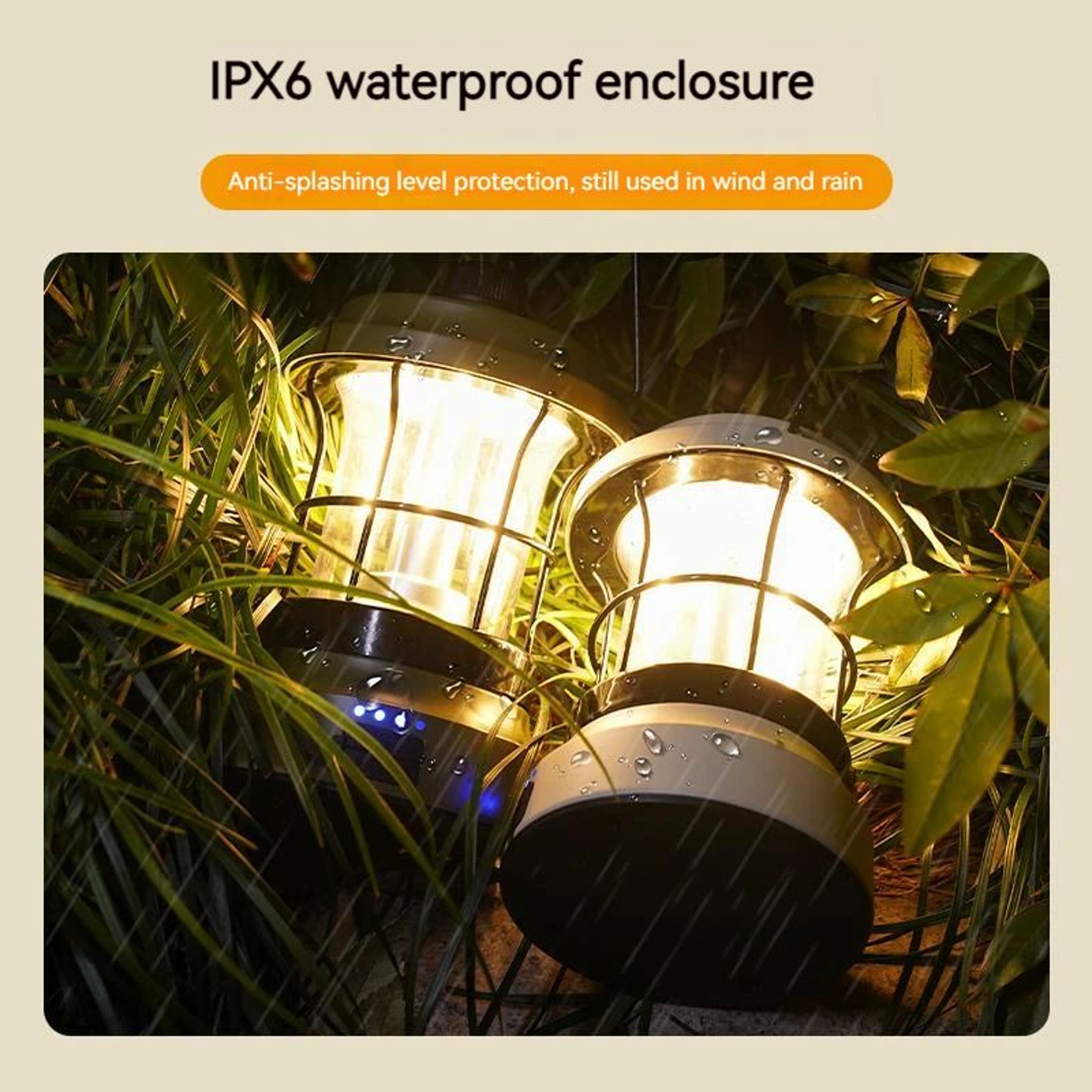 TrailGlow USB Rechargeable Retro Camping Lantern 4