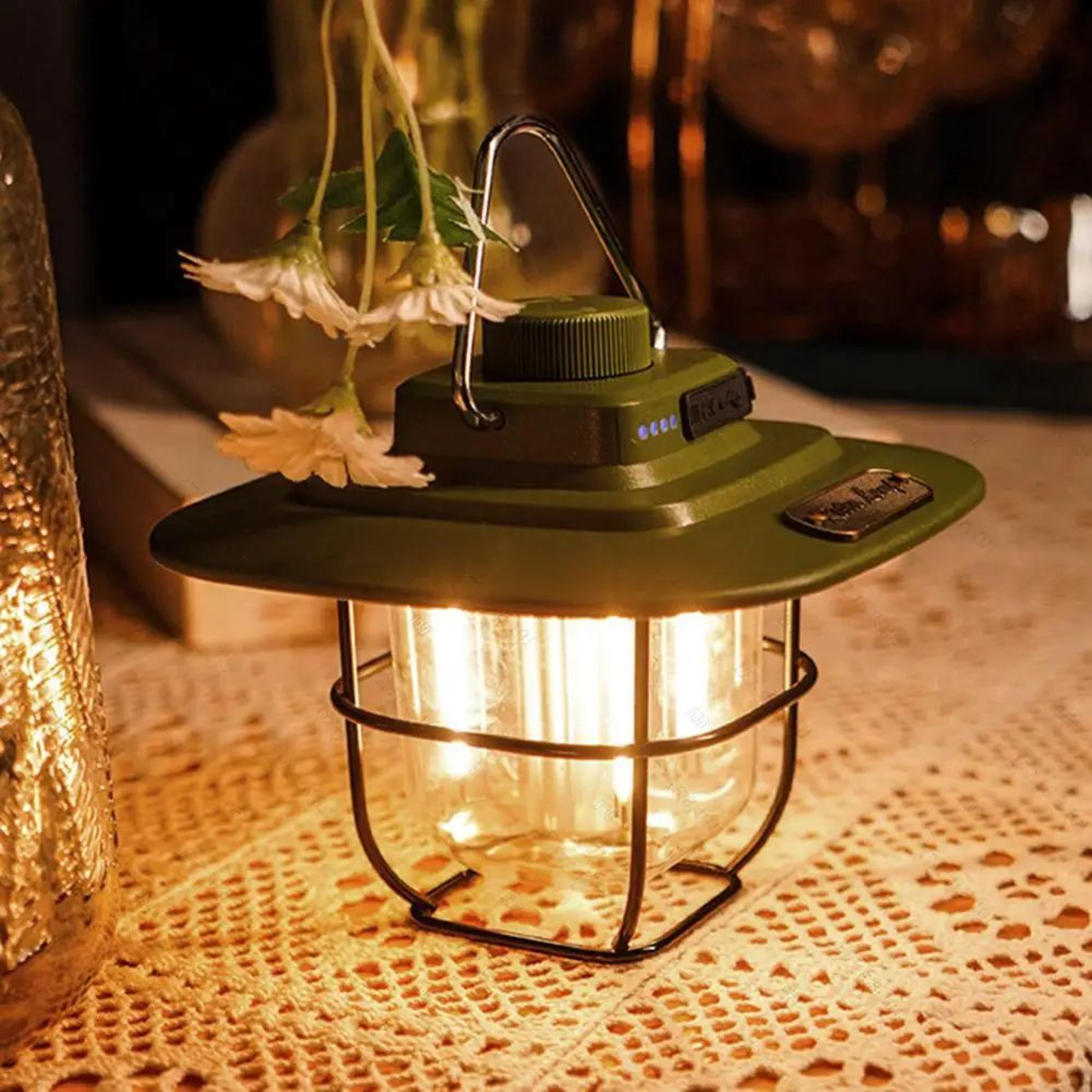 RoamGlow USB Rechargeable Retro Camping Lantern 4