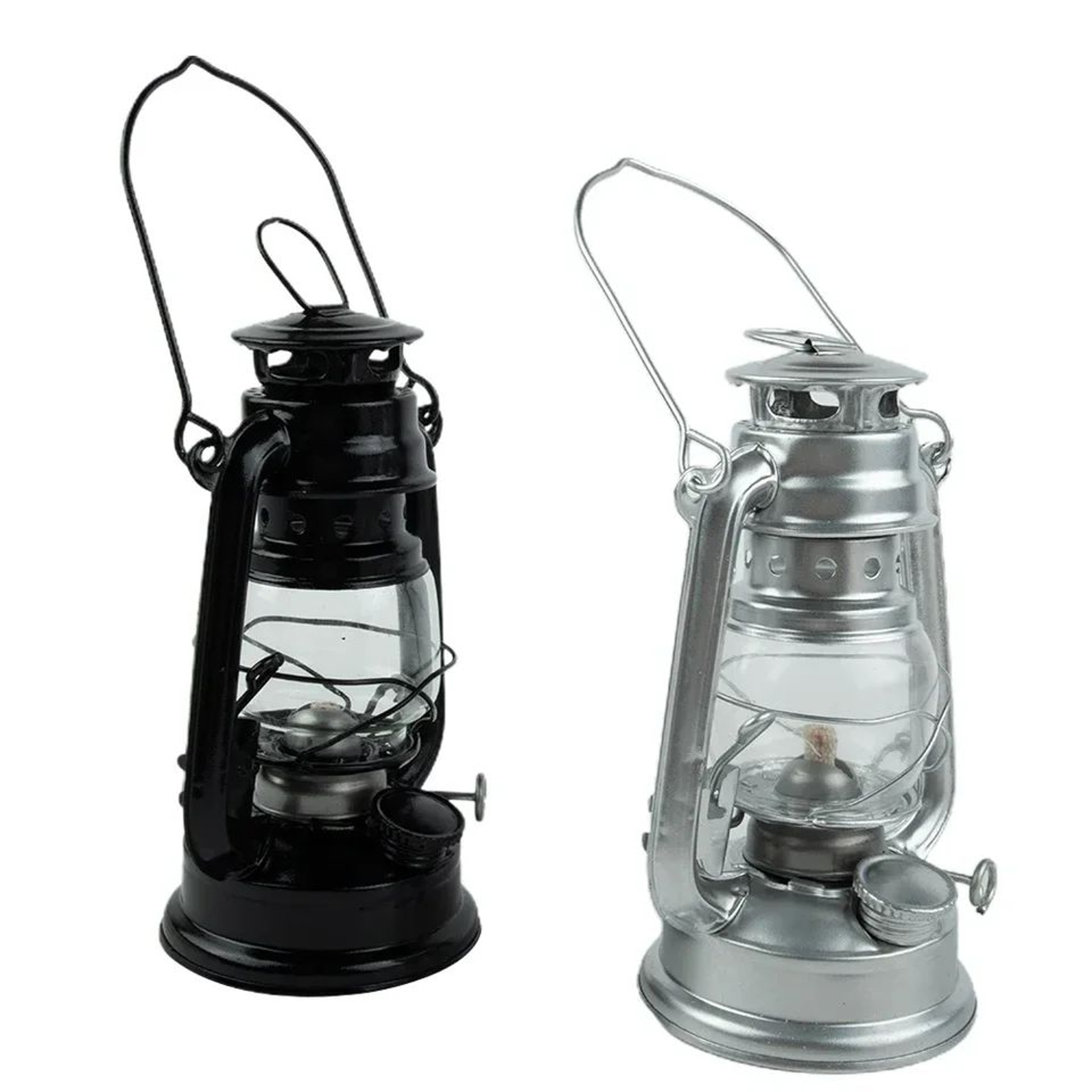 StormGlow Retro Metal LED Camping Lantern 0