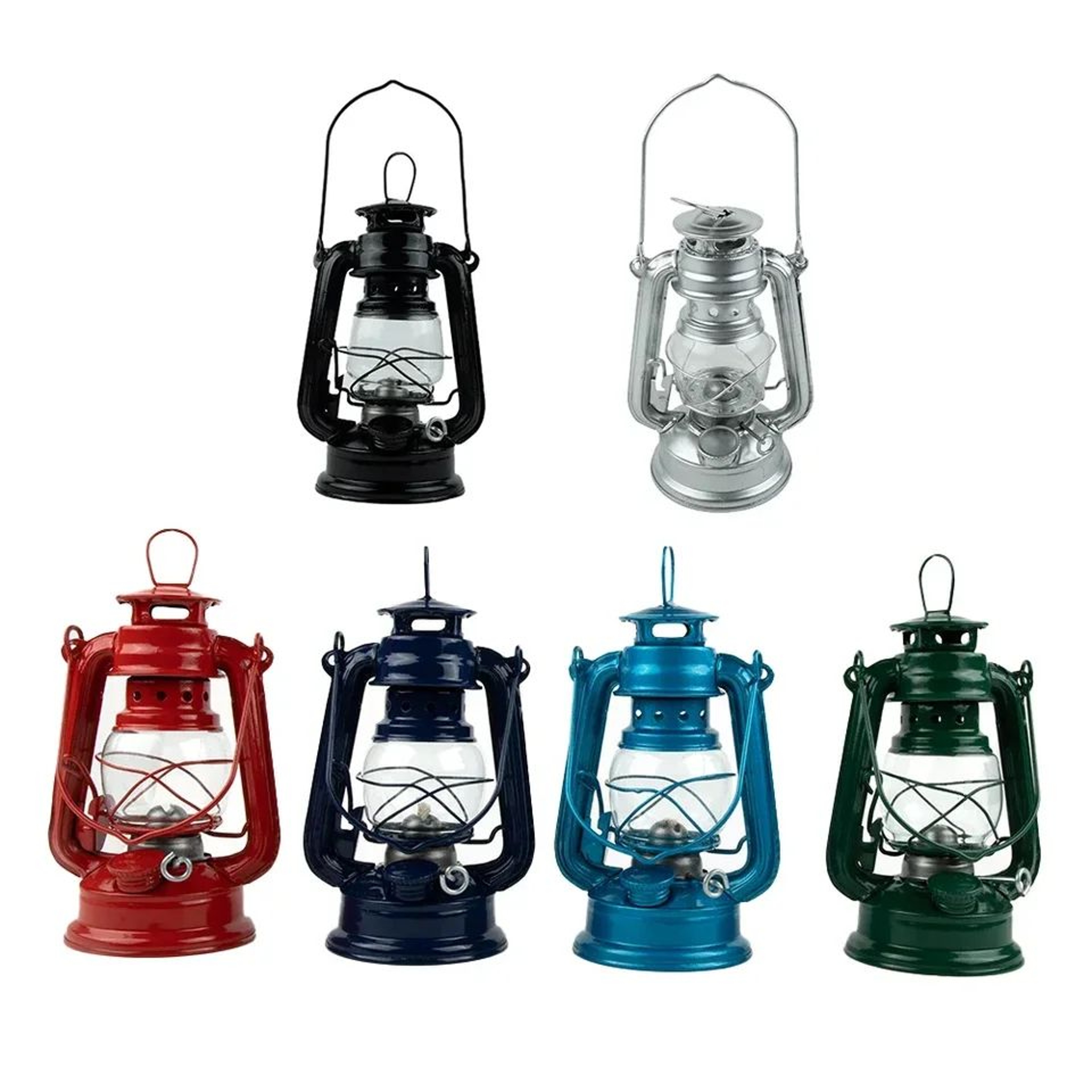 StormGlow Retro Metal LED Camping Lantern 4