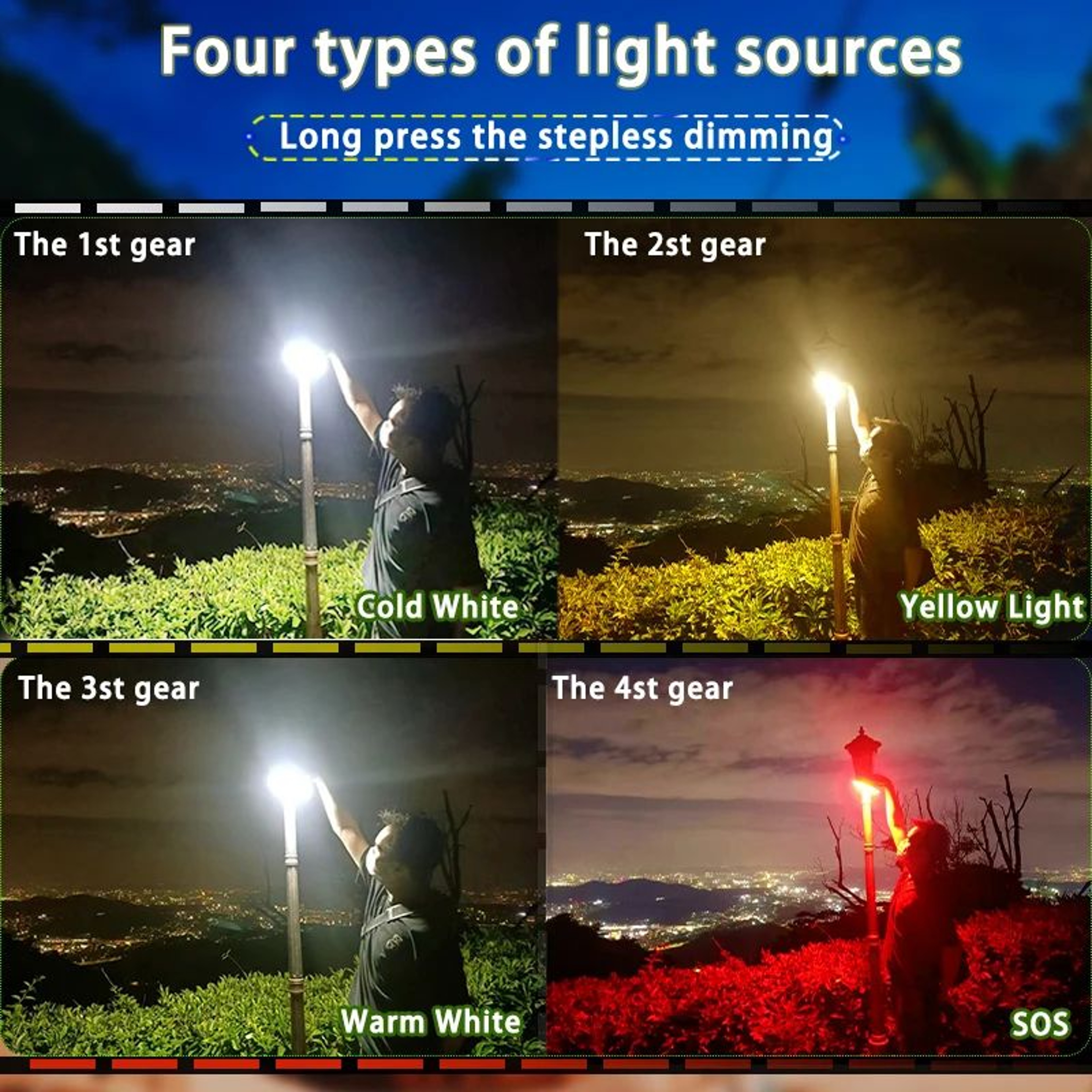 SolarBeam 80W Magnetic Zoom Camping Work Light 4
