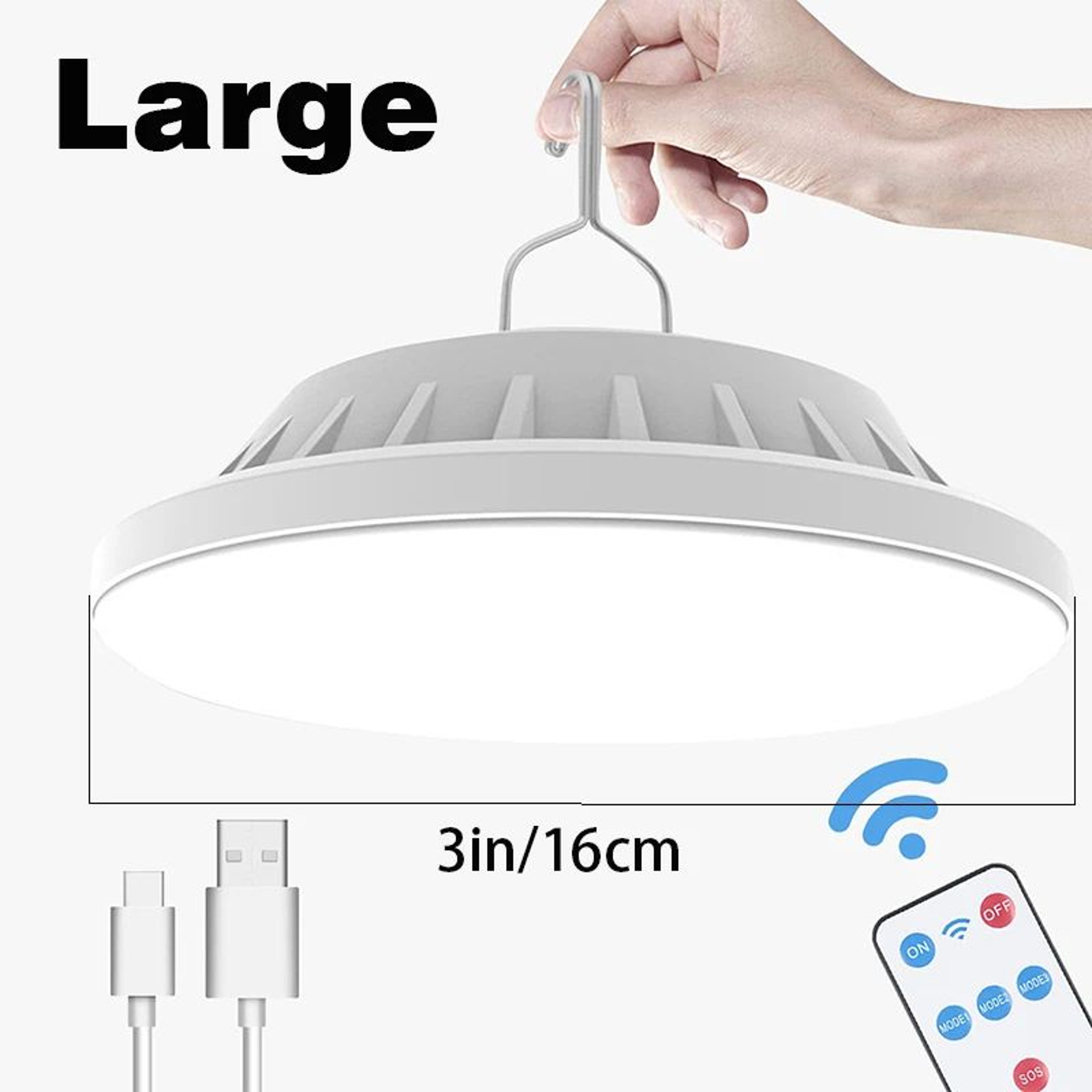 Solar Rechargeable Folding Camping Lantern – view 7