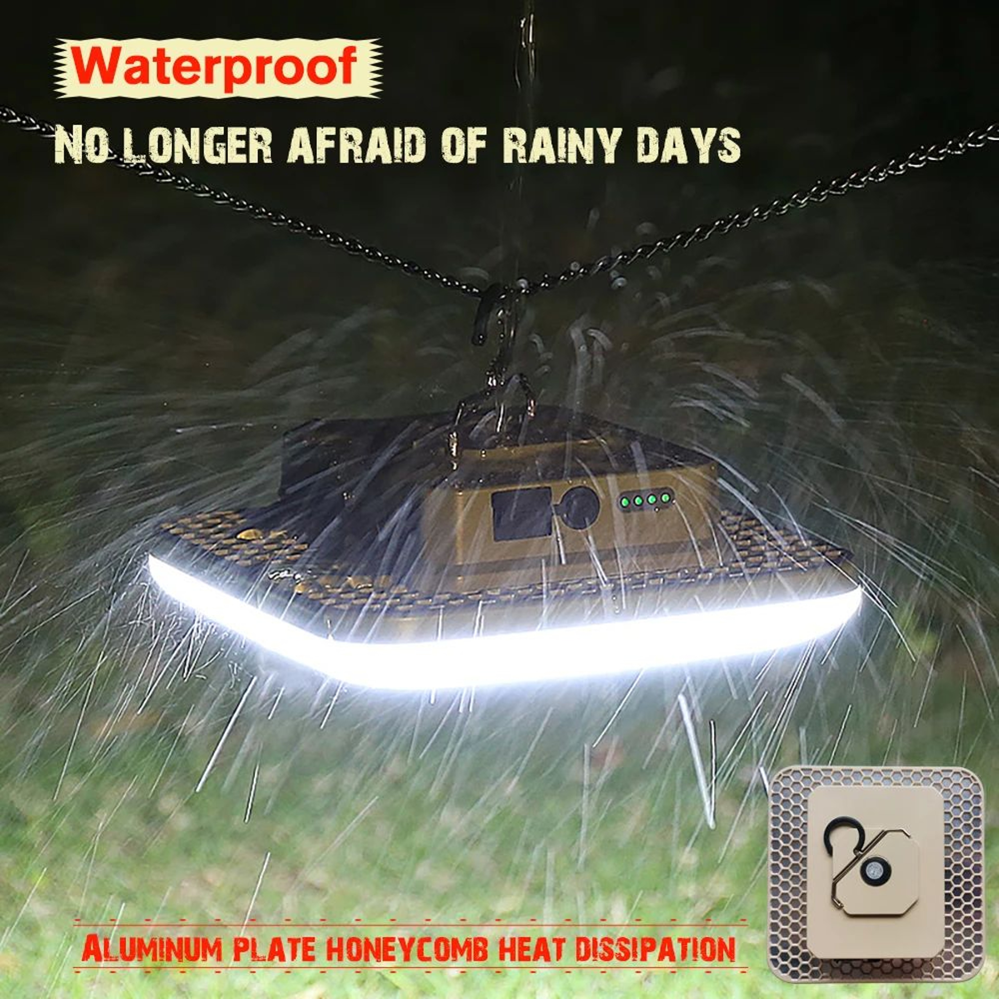 18000mAh Rechargeable Magnetic Camping Lantern 2