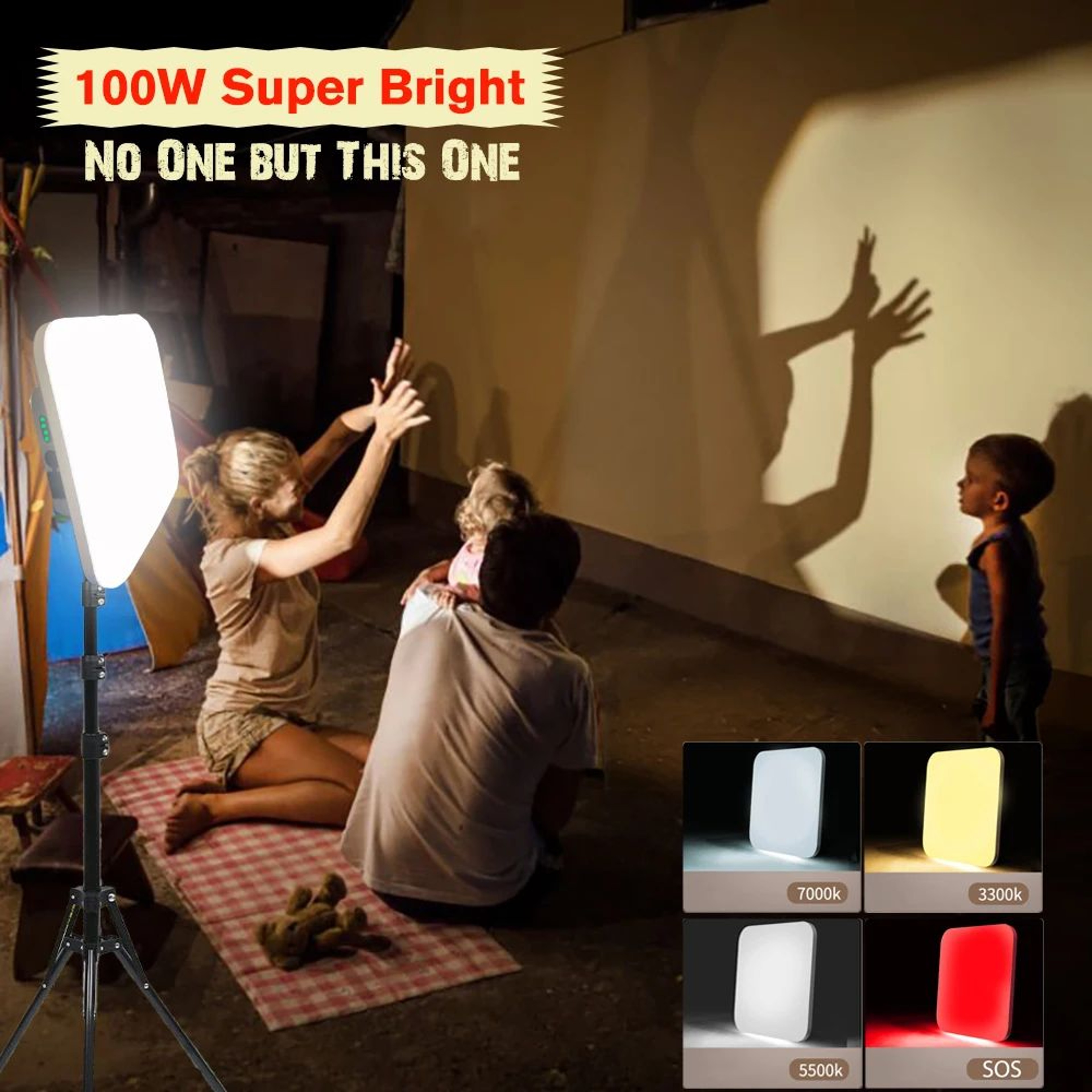 18000mAh Rechargeable Magnetic Camping Lantern 4