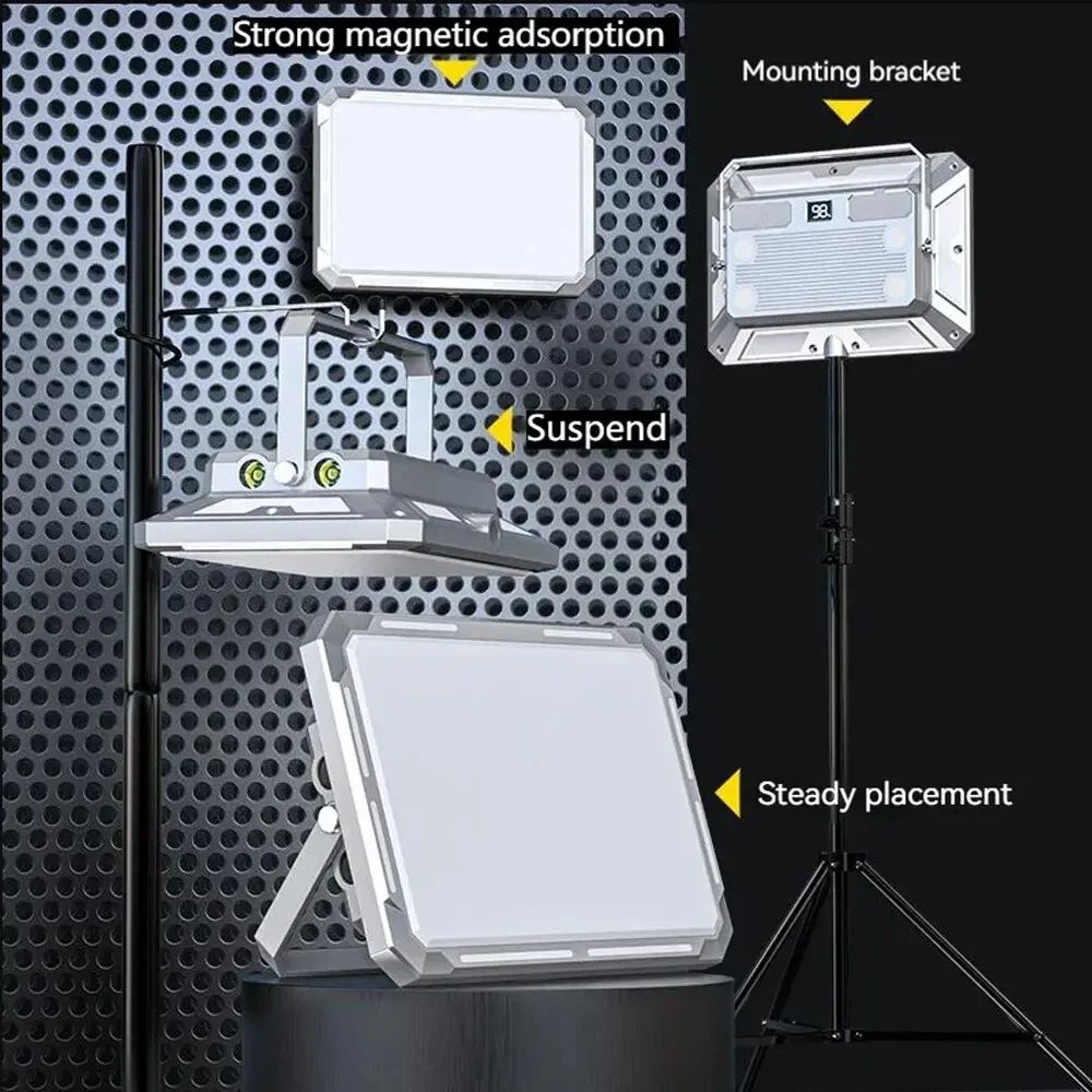 Rechargeable Hanging LED Camping Searchlight 1