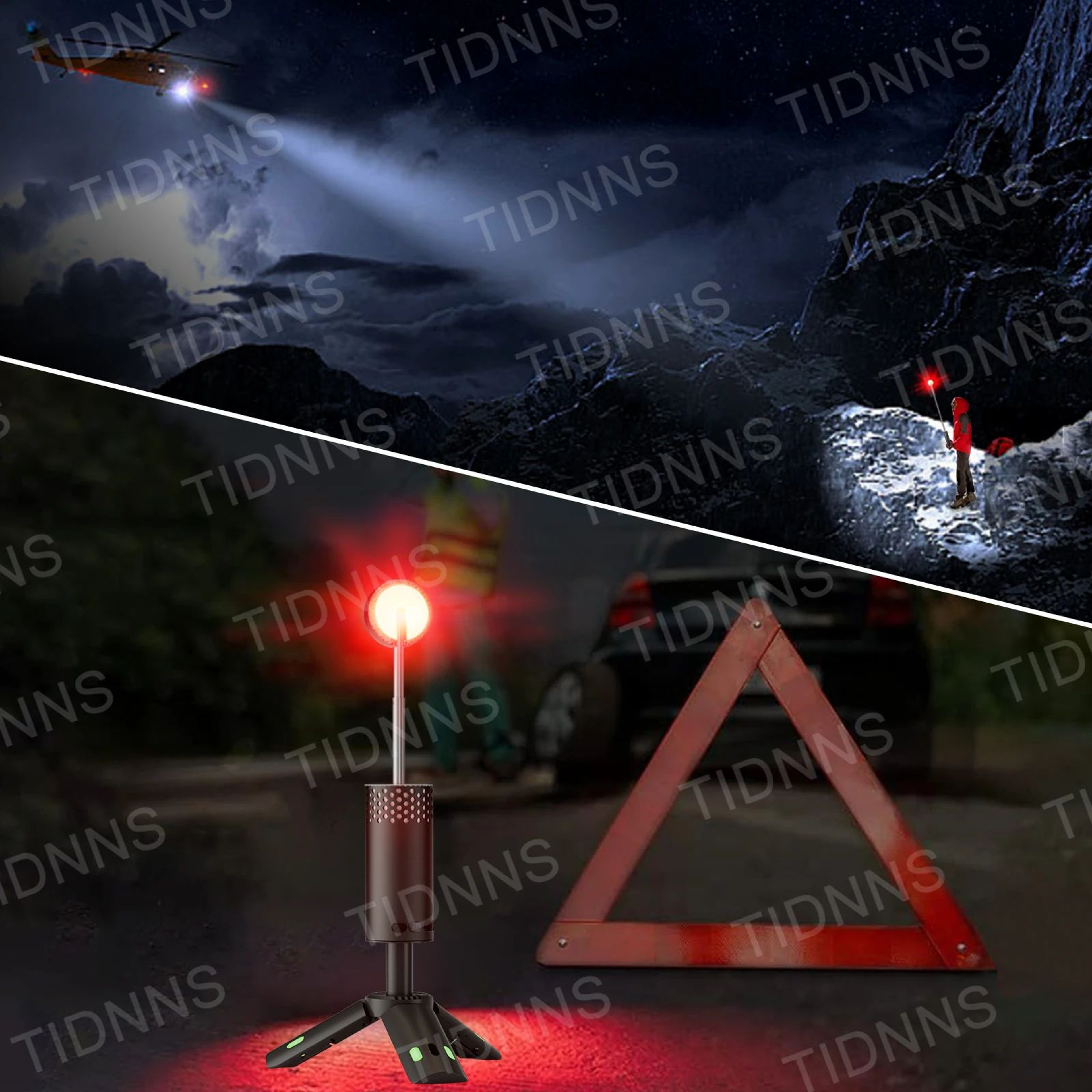 10000mAh Telescopic Dimmable Camping Light 4
