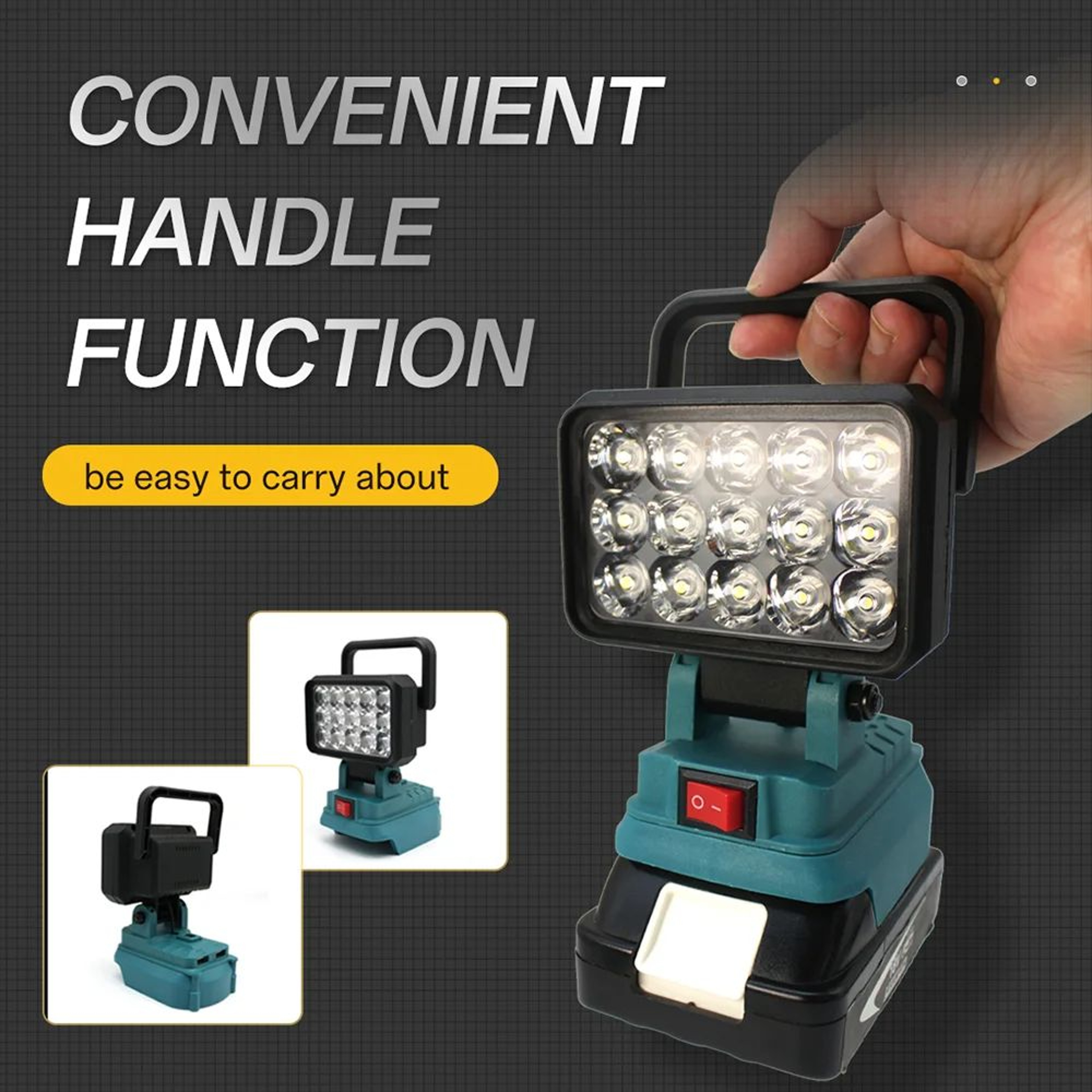 15 LED Makita Compatible Flood Work Light 1