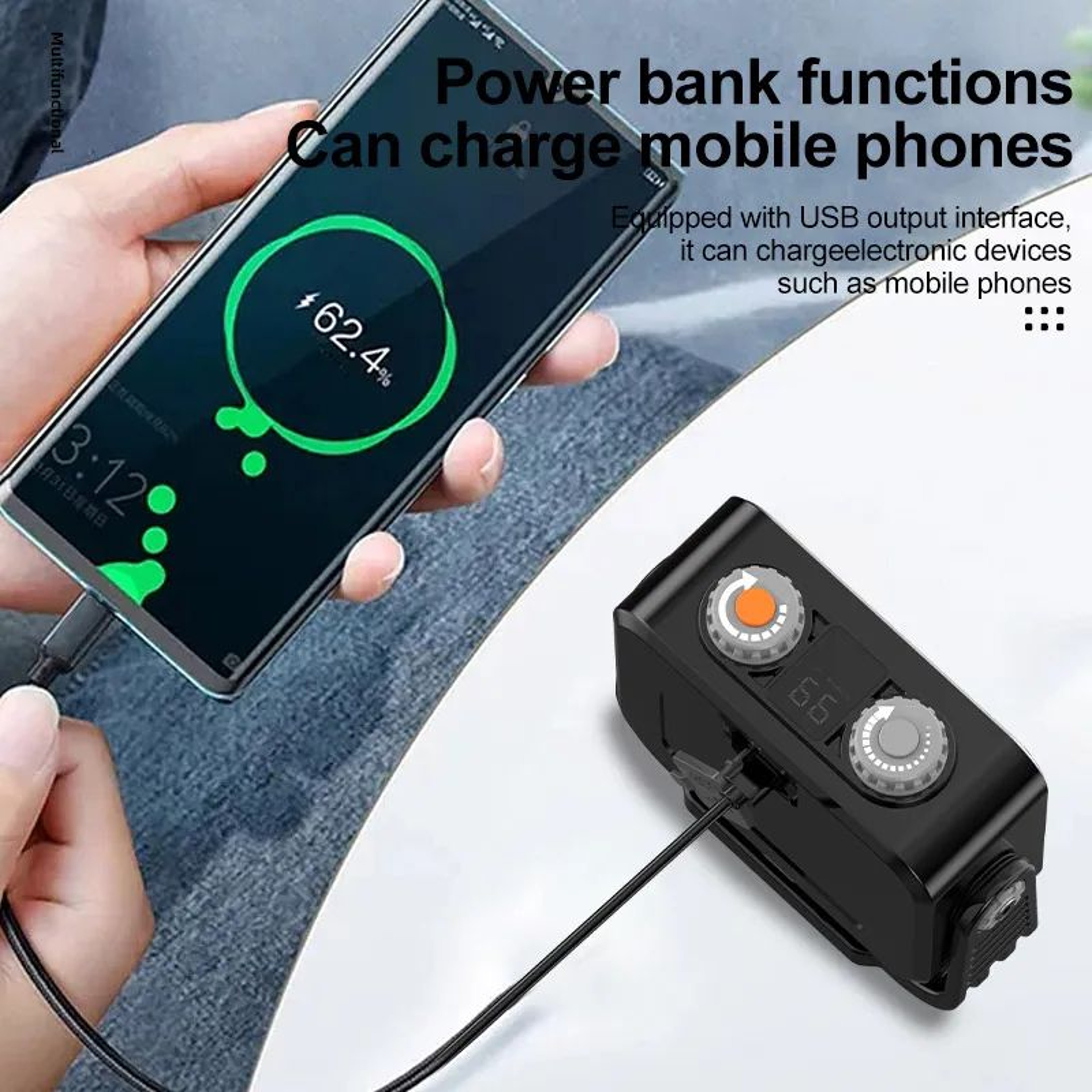 8000mAh Rechargeable COB Work Floodlight 3