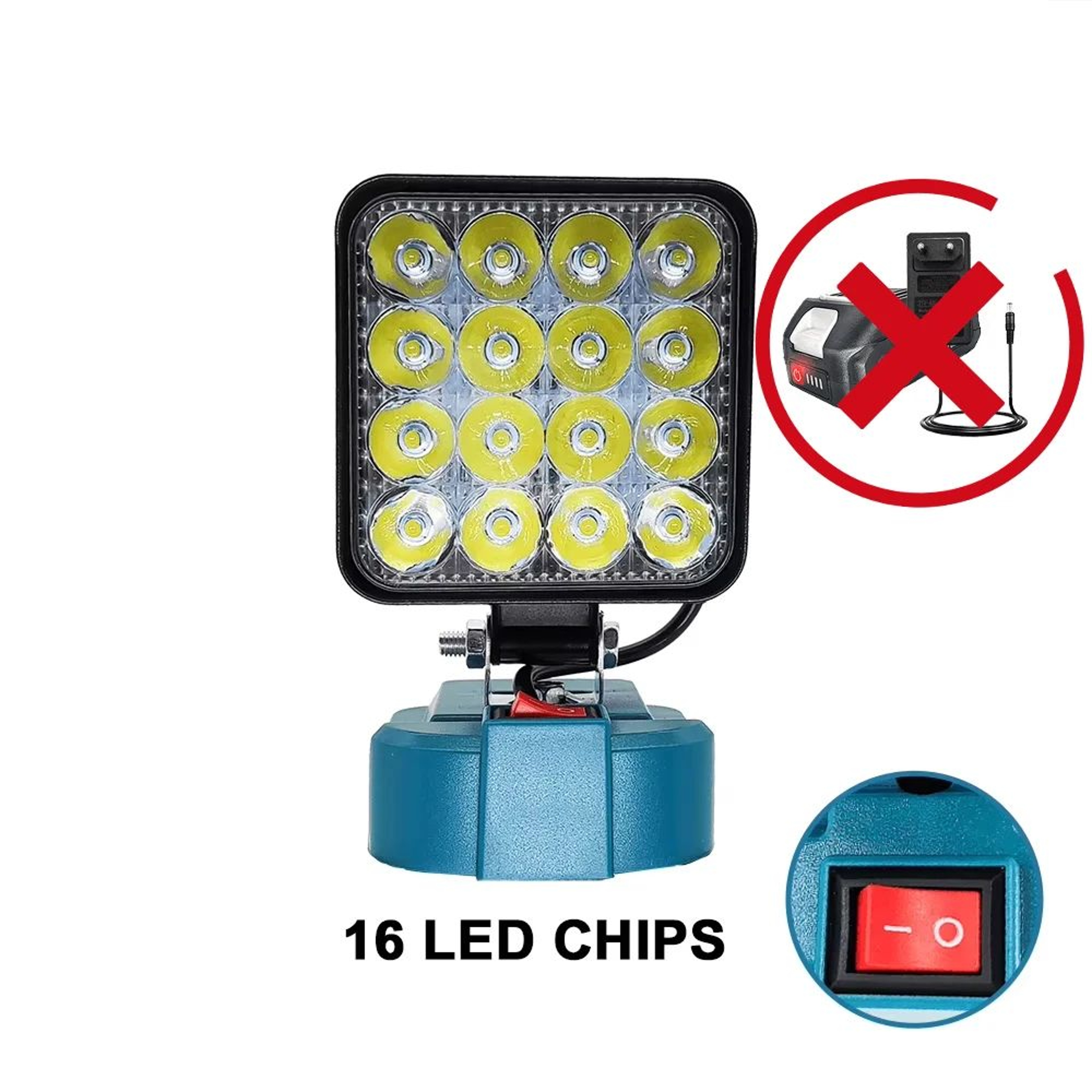 PATUOPRO Makita Compatible Handheld Work Light 9