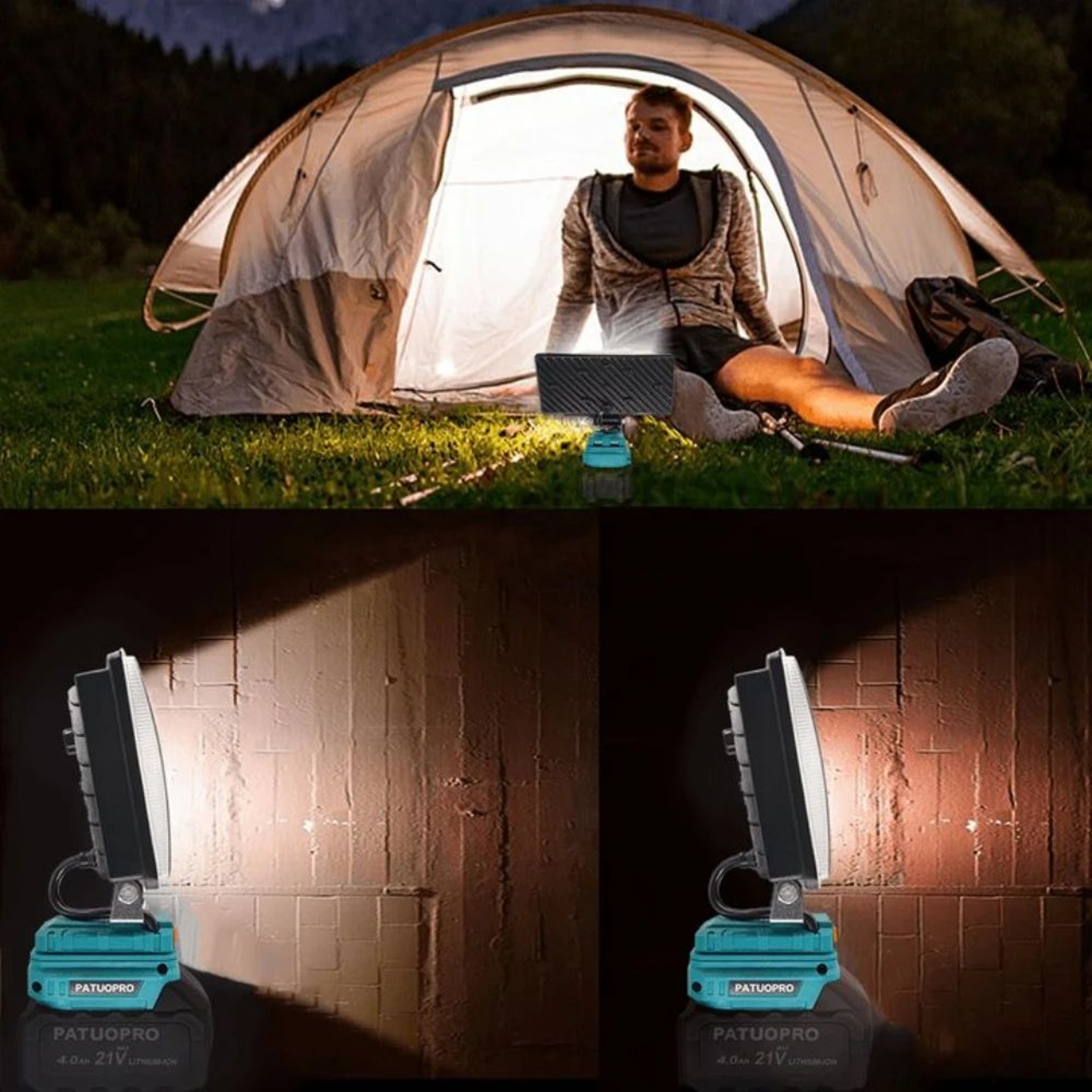 PATUOPRO 84 LED Cordless Work Spotlight 5