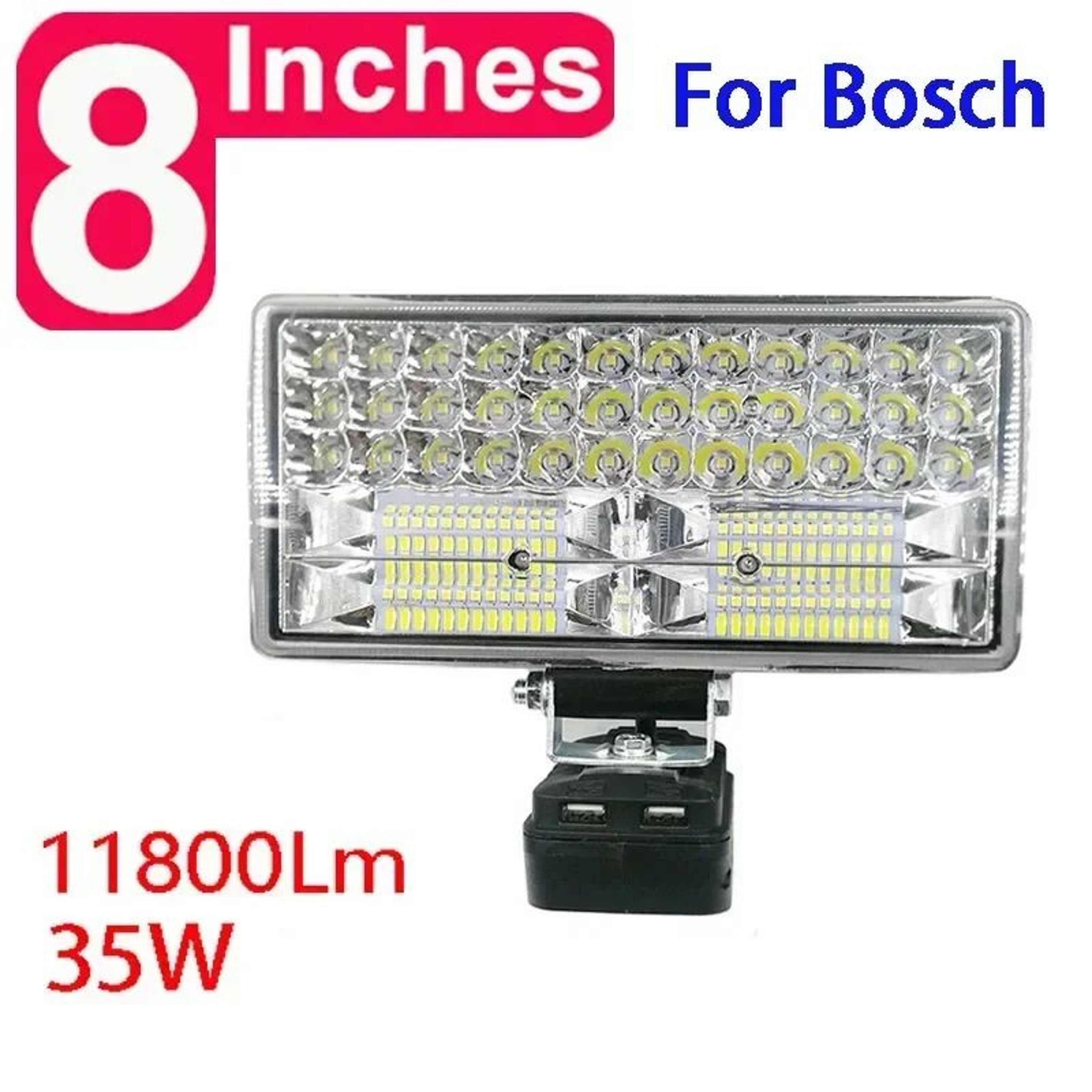 8 Inch Multi Battery Cordless LED Spotlight 6