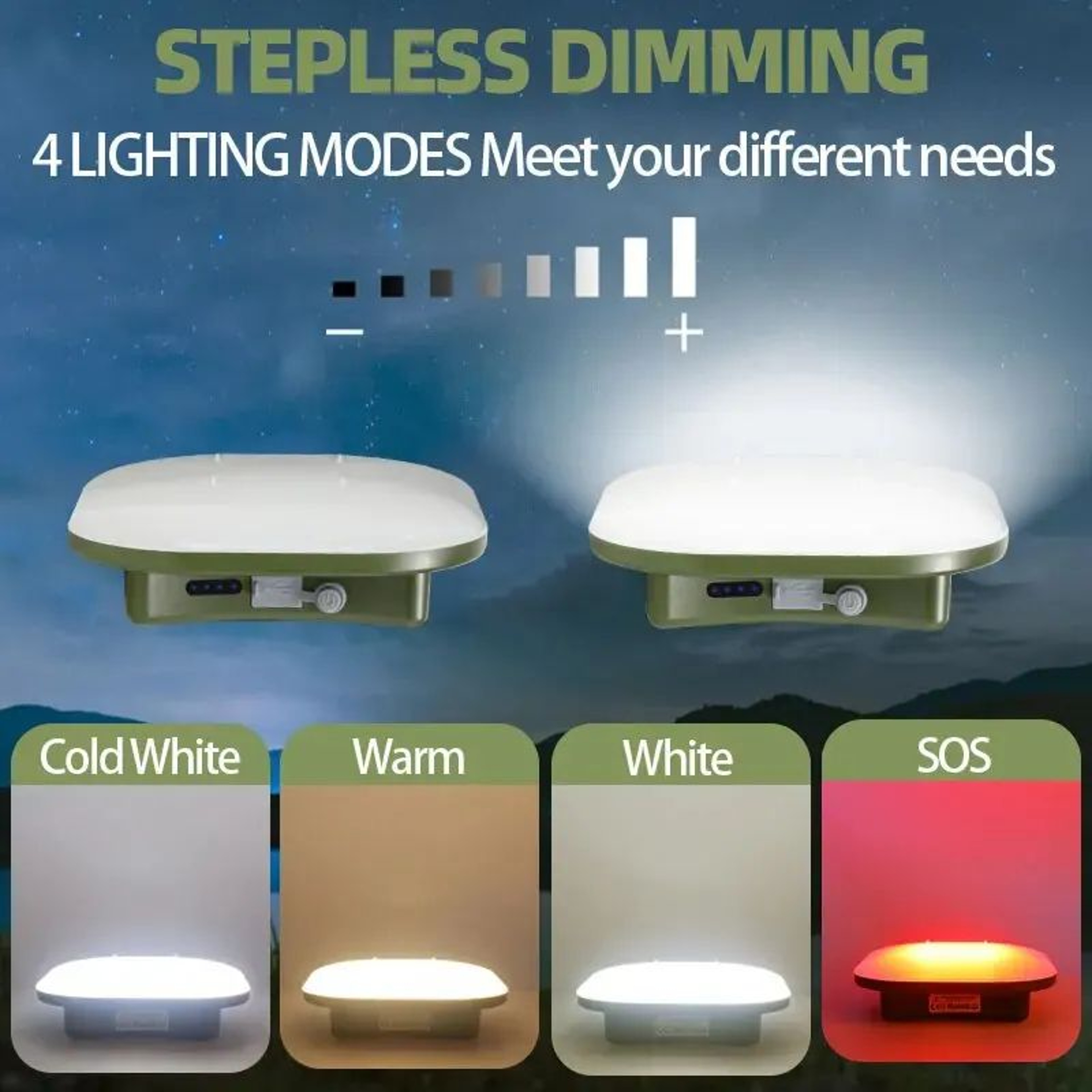 Type C Magnetic Rechargeable Camping Light 1