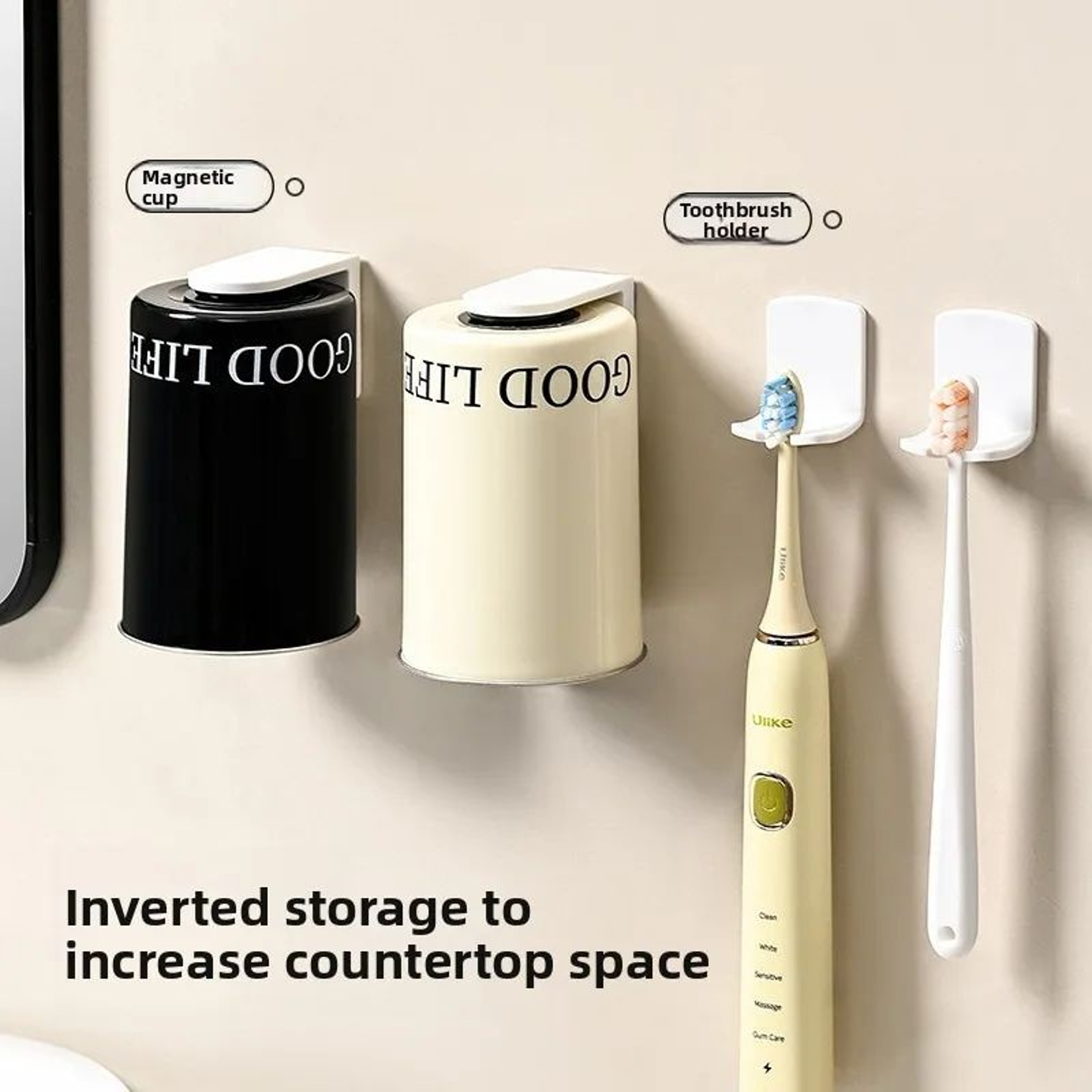 Magnetic Stainless Steel Mouthwash Cup 4