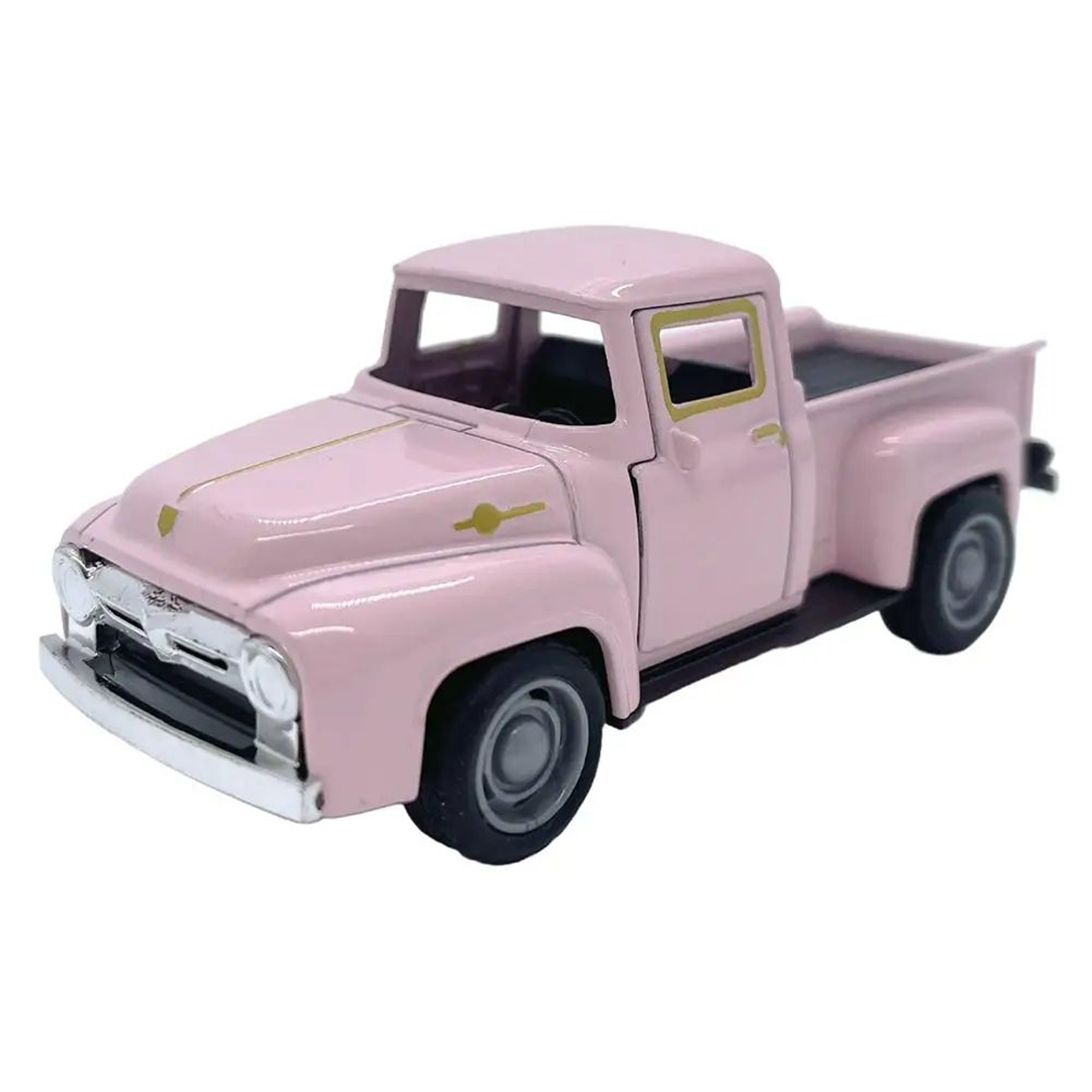 Vintage Red Diecast Pull Back Truck 10