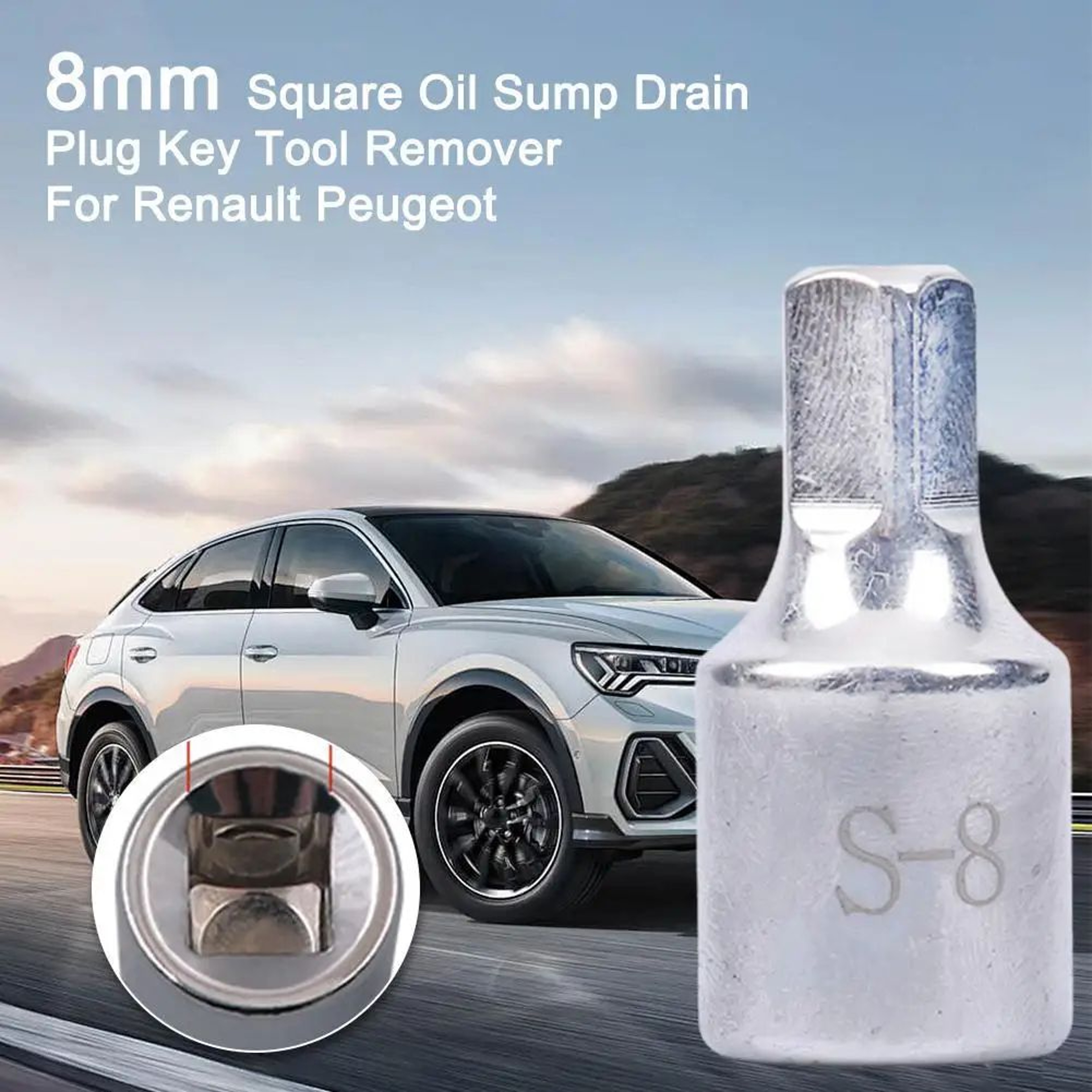 Square Oil Drain Plug Key 2