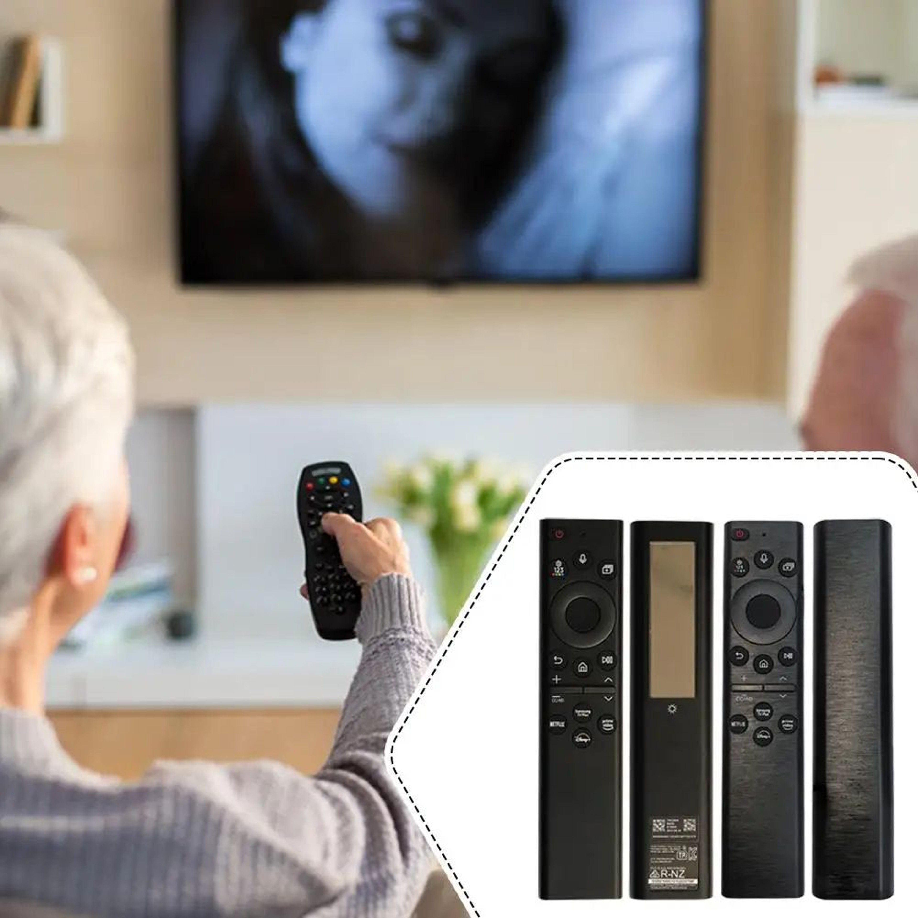 BN59 01385A Solar Voice TV Remote 4