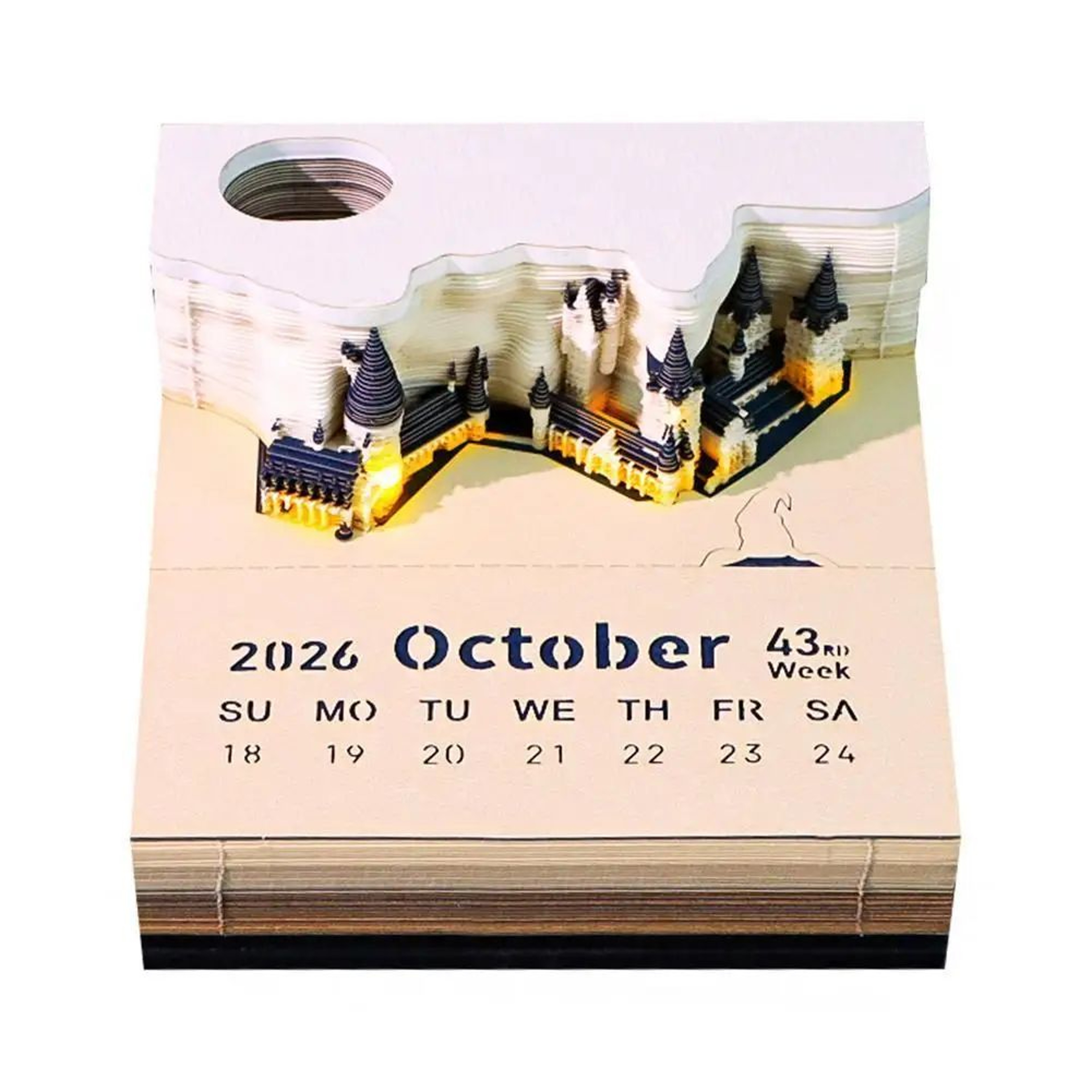 2026 Treehouse 3D Paper Carving Calendar 6
