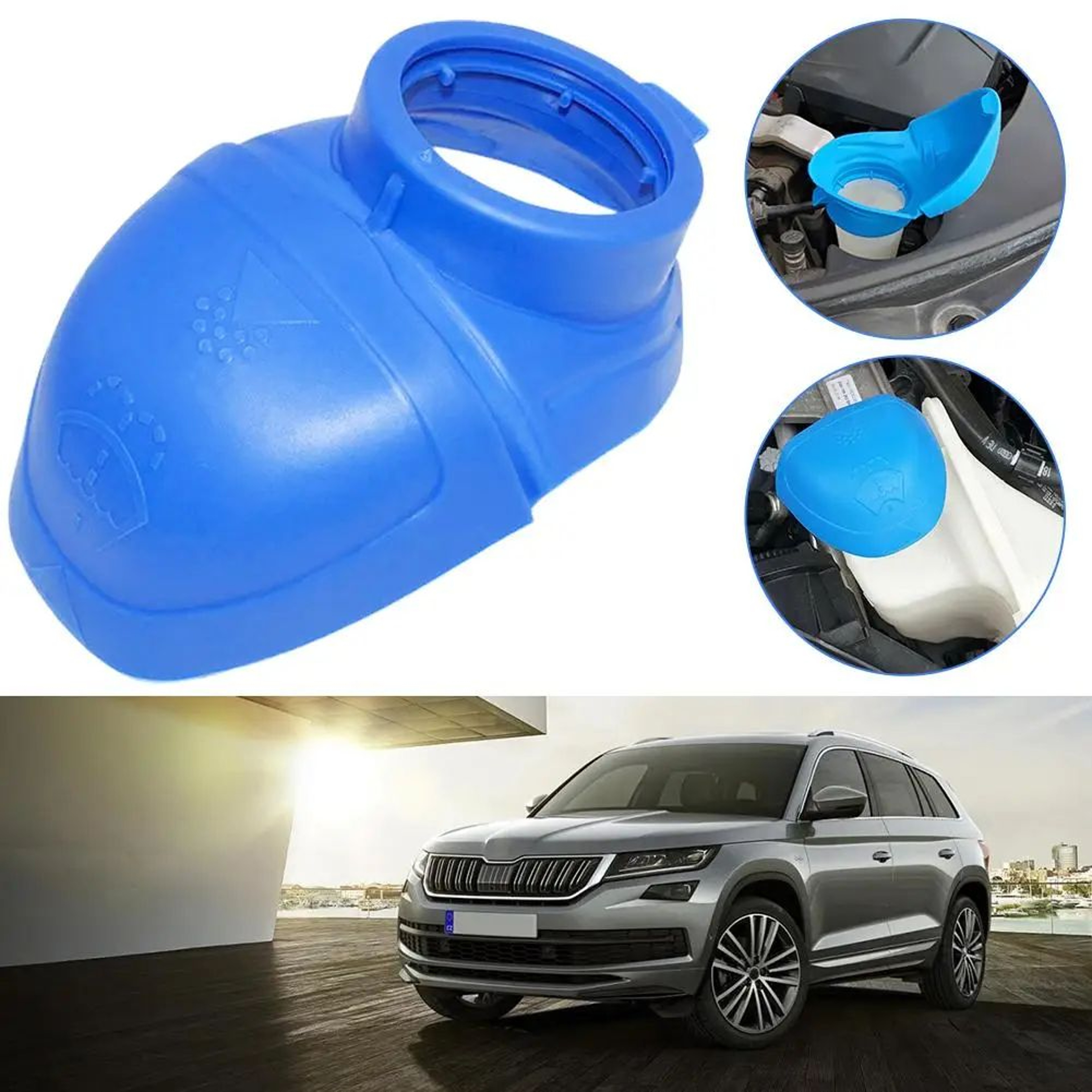 Windshield Washer Reservoir Cap Funnel 3