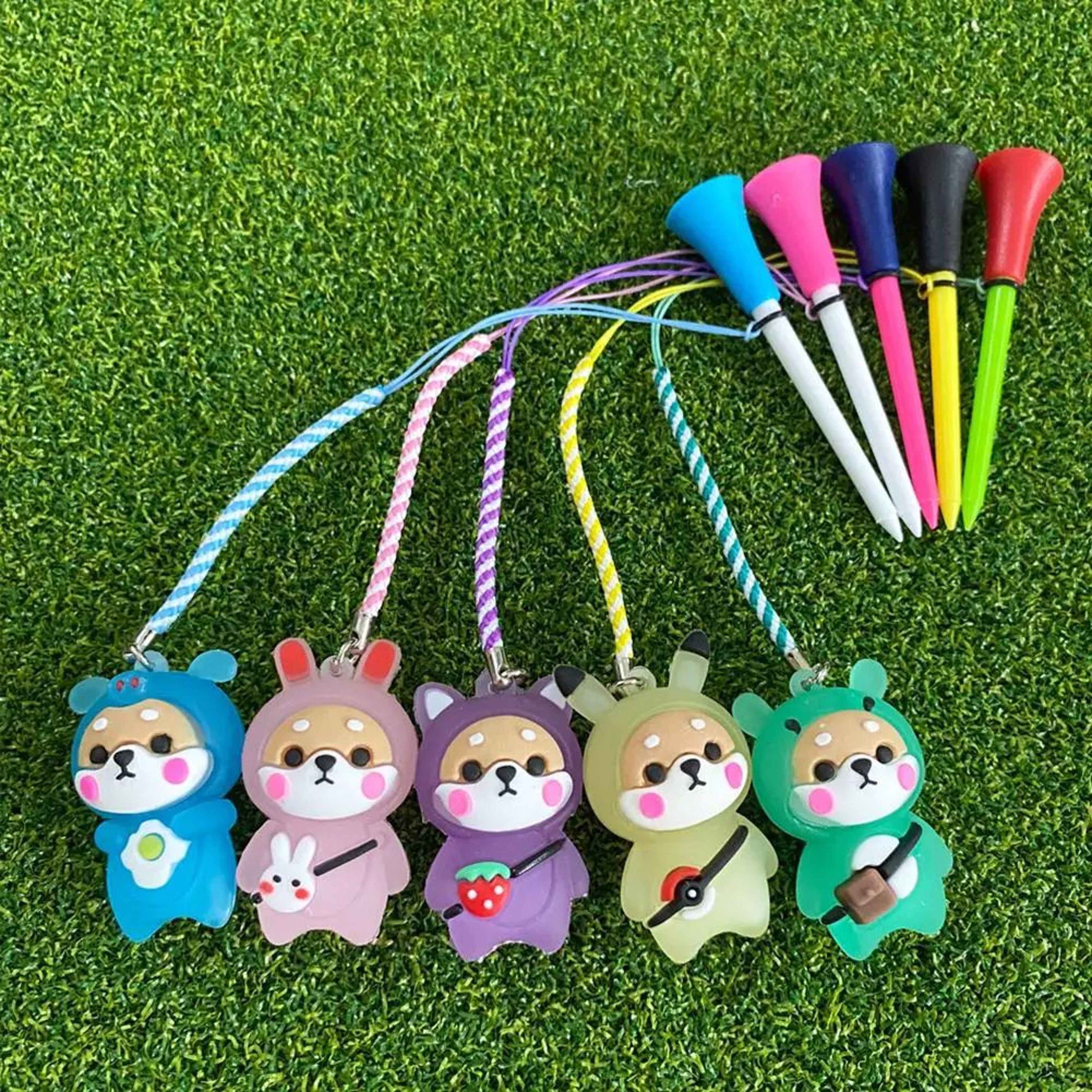 Cartoon Golf Ball Holder with Light Up Tee – view 4