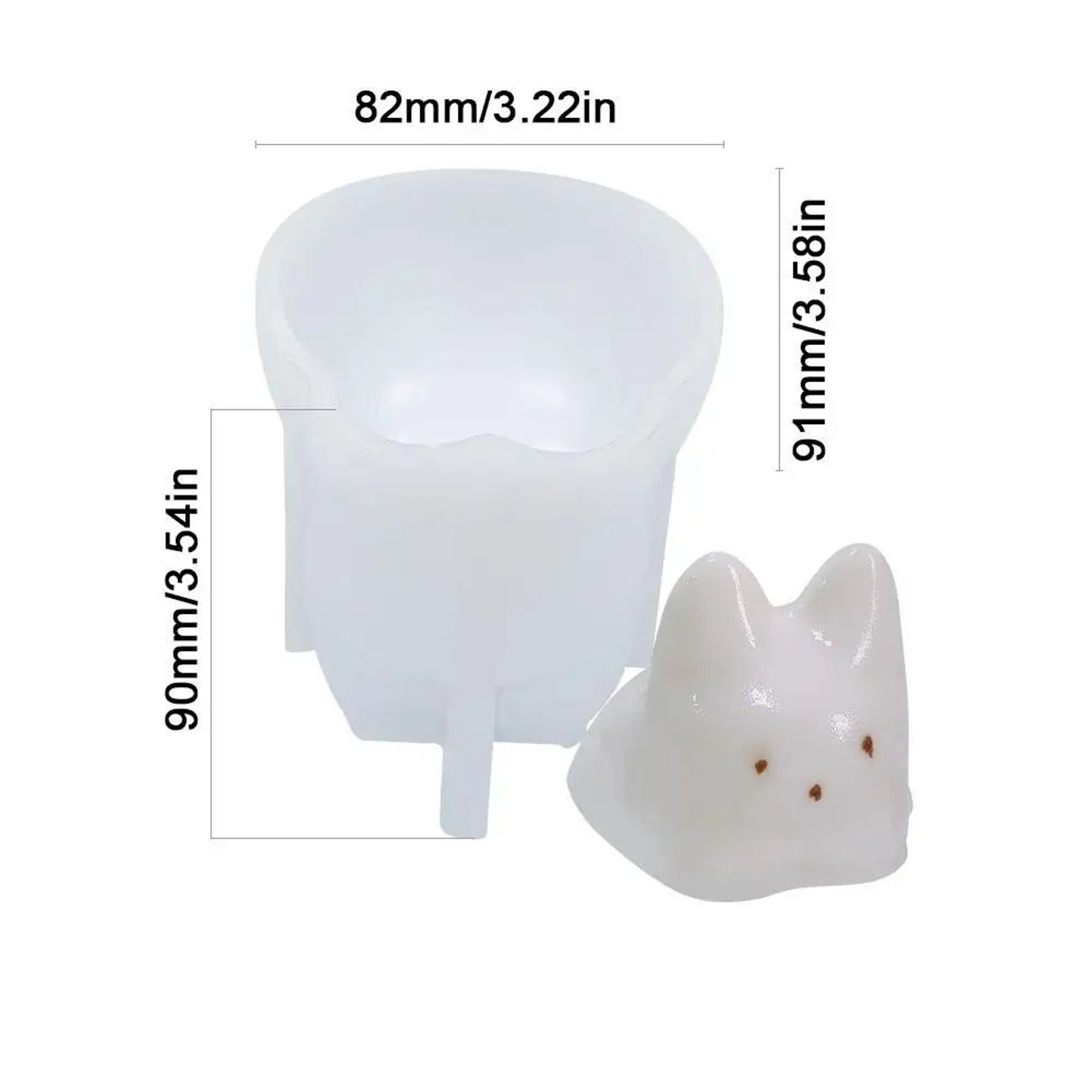 Cute Cat Silicone Dessert Mold 5
