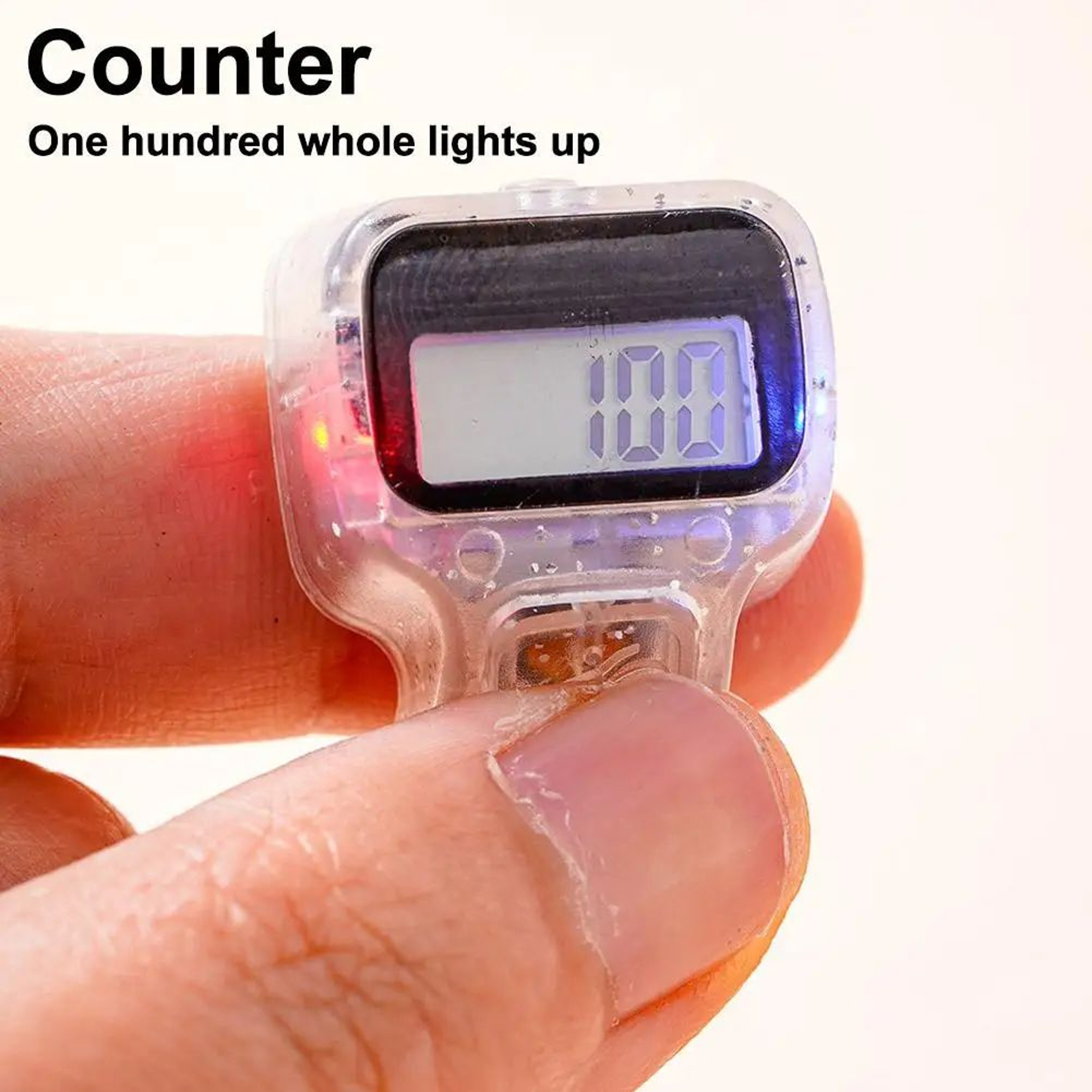 5 Digit LED Finger Tally Counter 0
