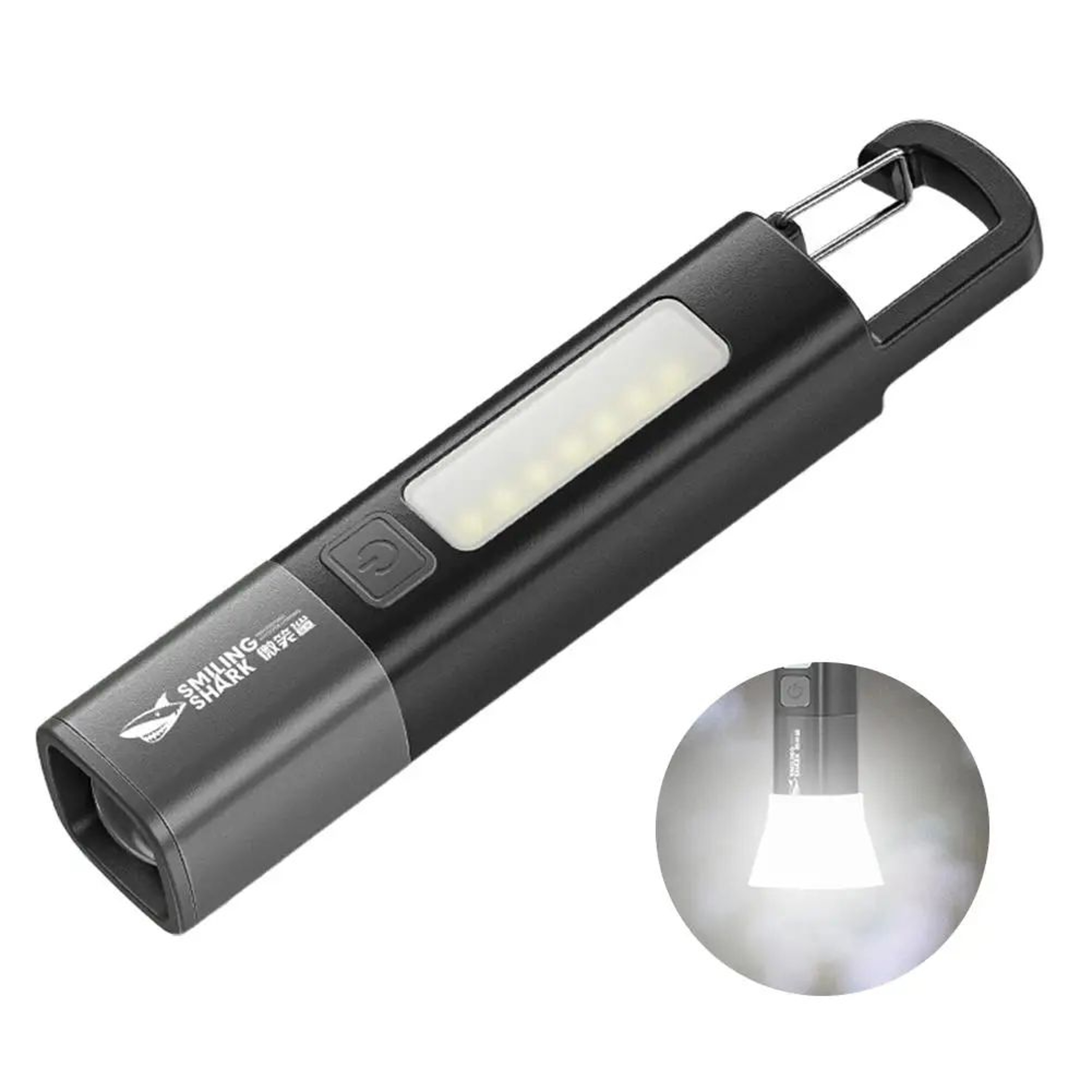 Smiling Shark Rechargeable Zoom Flashlight 8