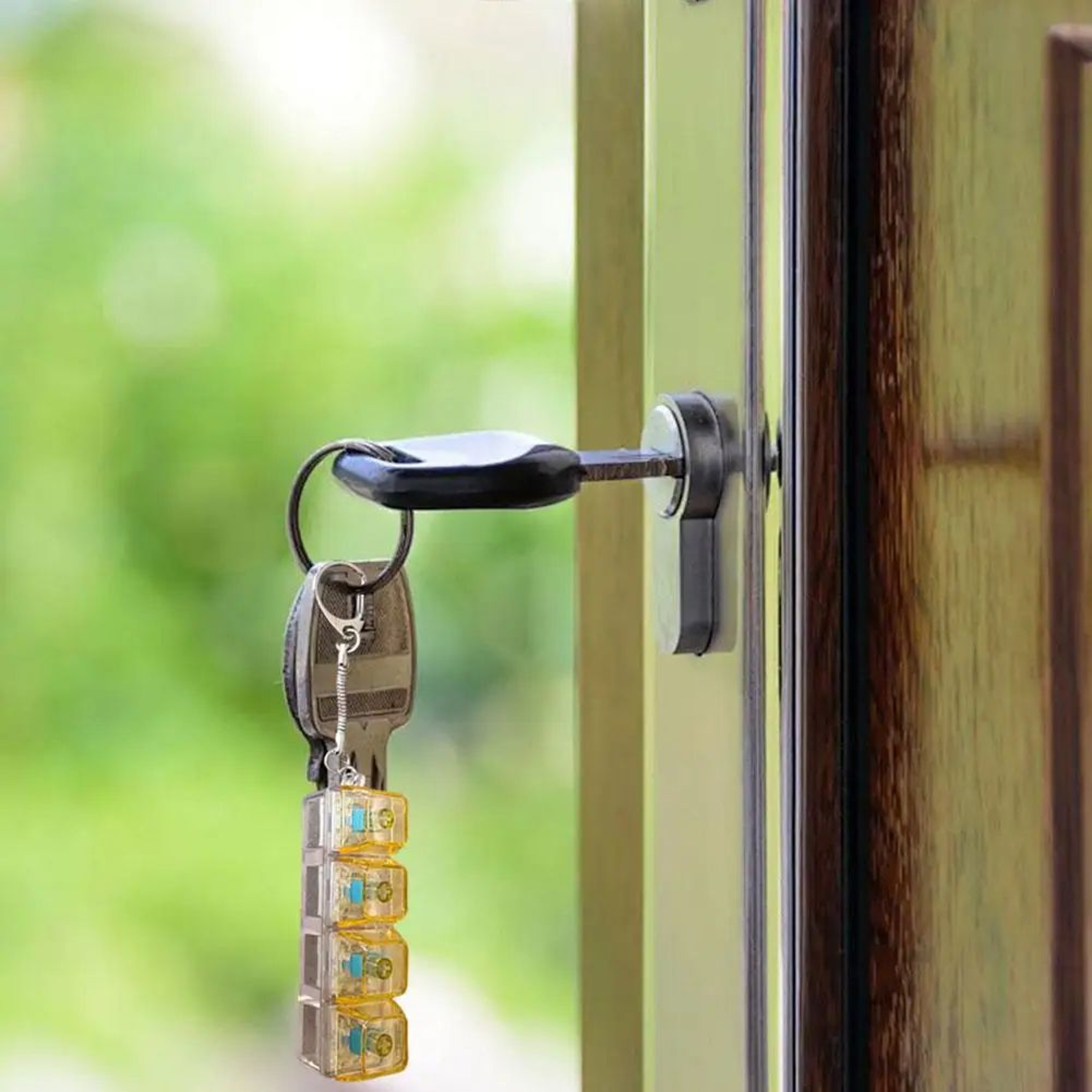 4 Key Luminous Keyboard Fidget Keychain 4