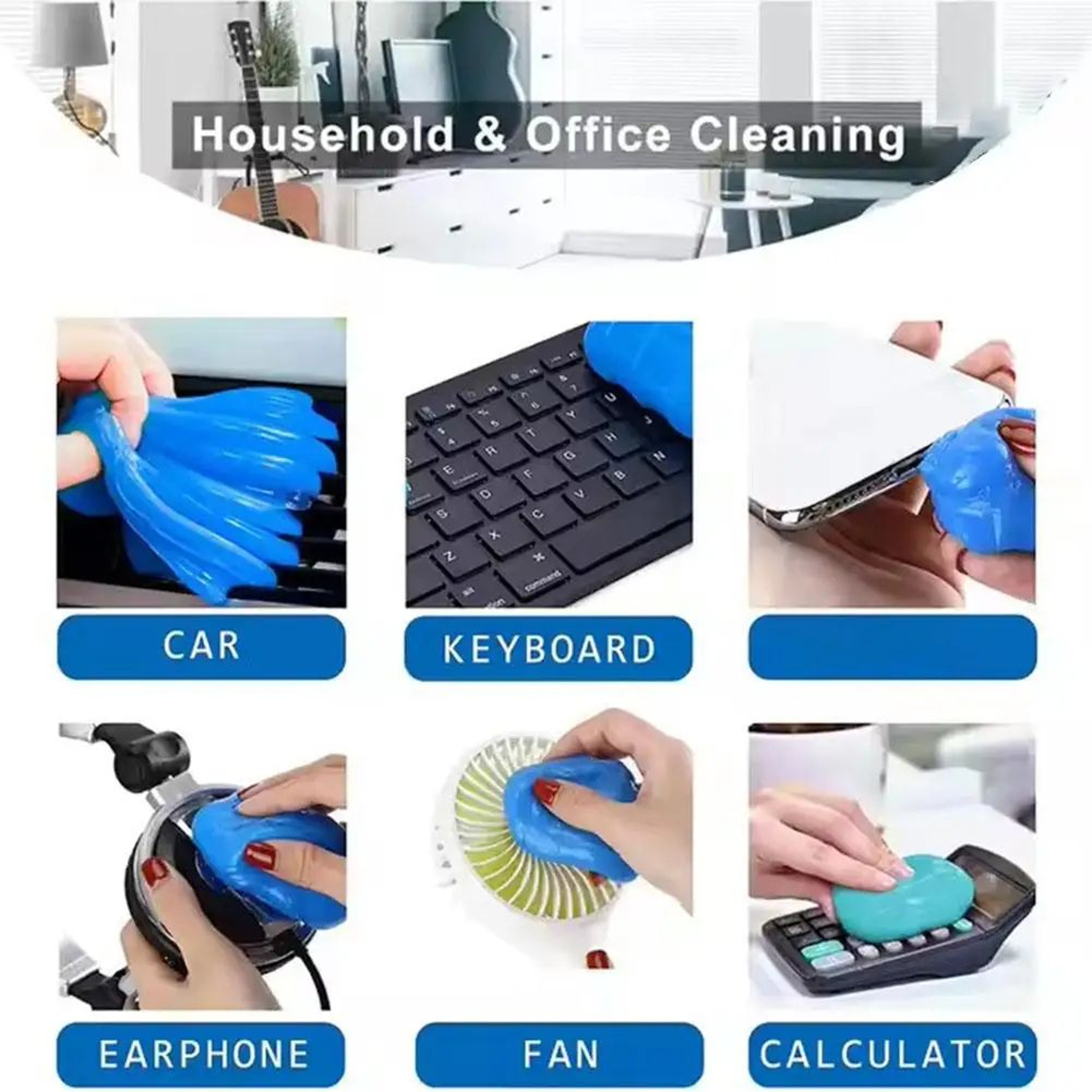 Universal Dust Cleaning Gel Putty 3