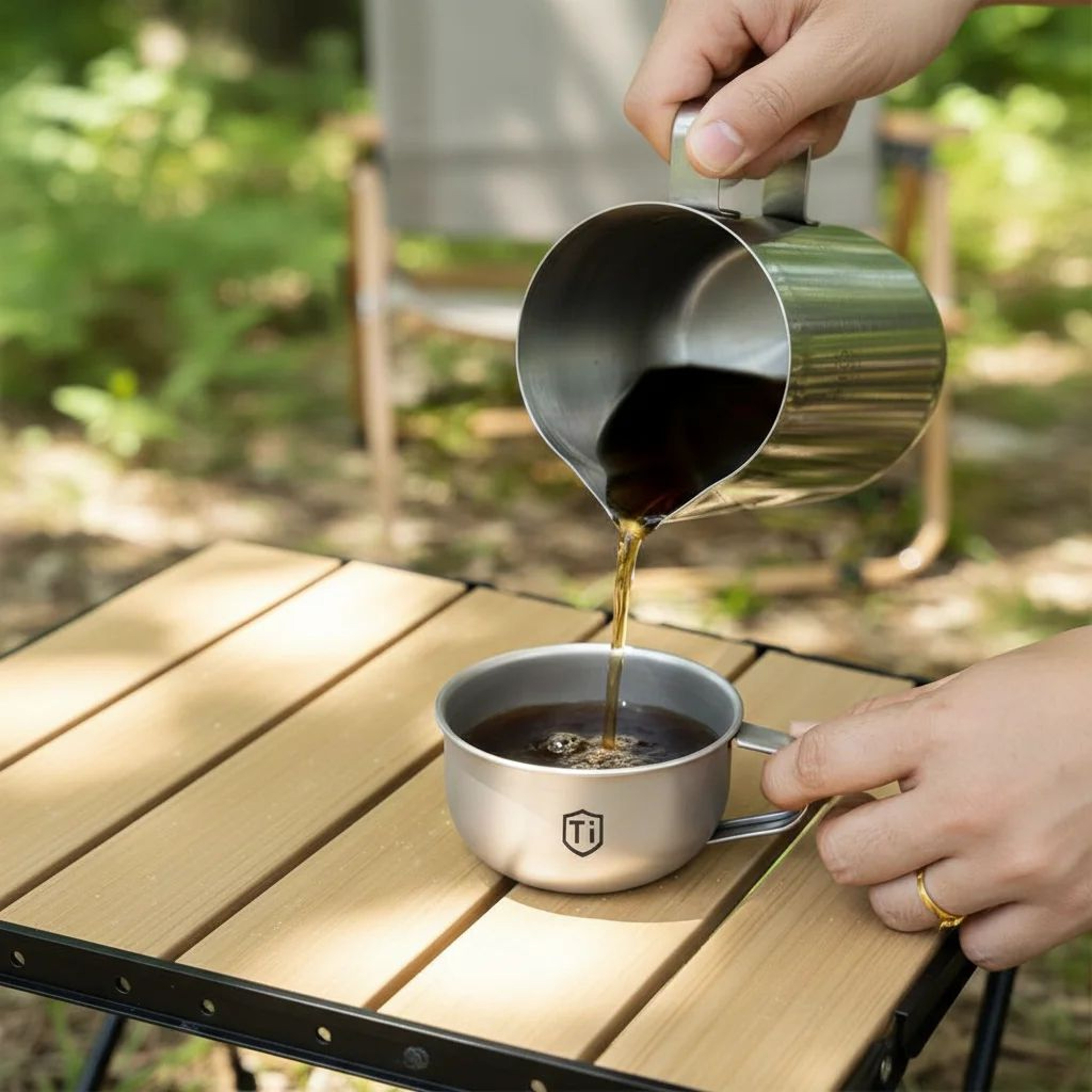 Lightweight Titanium Camping Cup 2