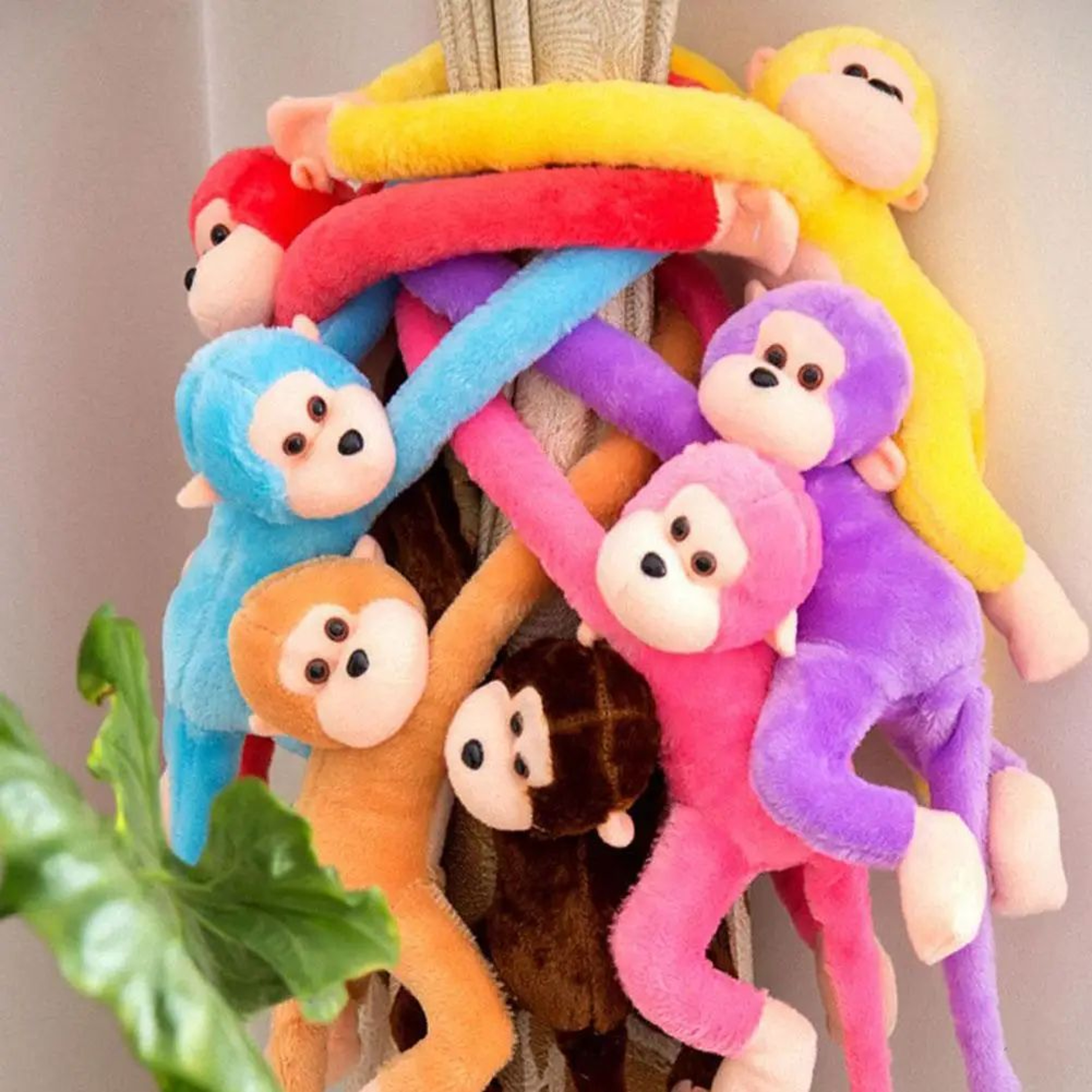 Long Arm Banana Monkey Plush Toy 0