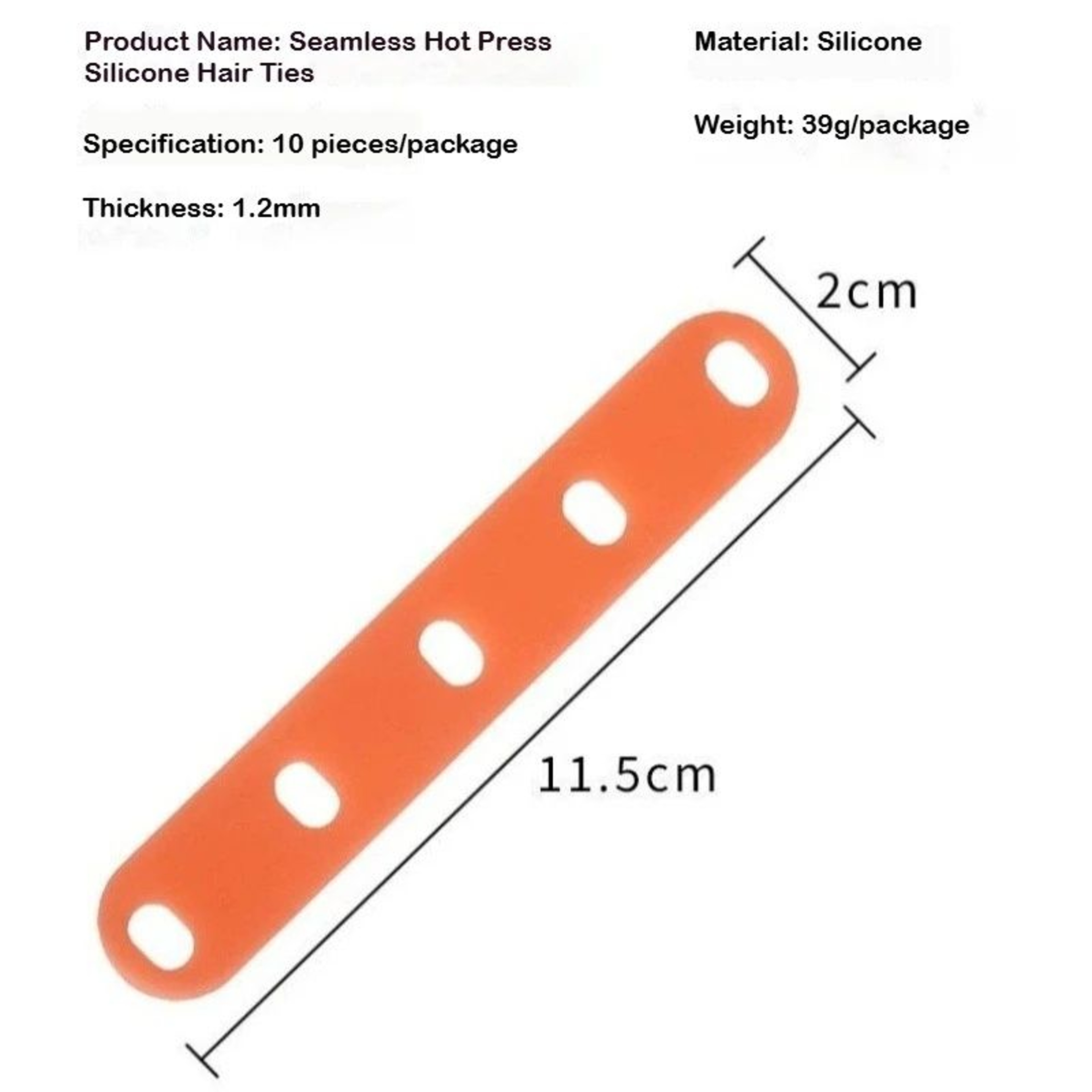 Silicone Perm Rod Elastic Bands 1