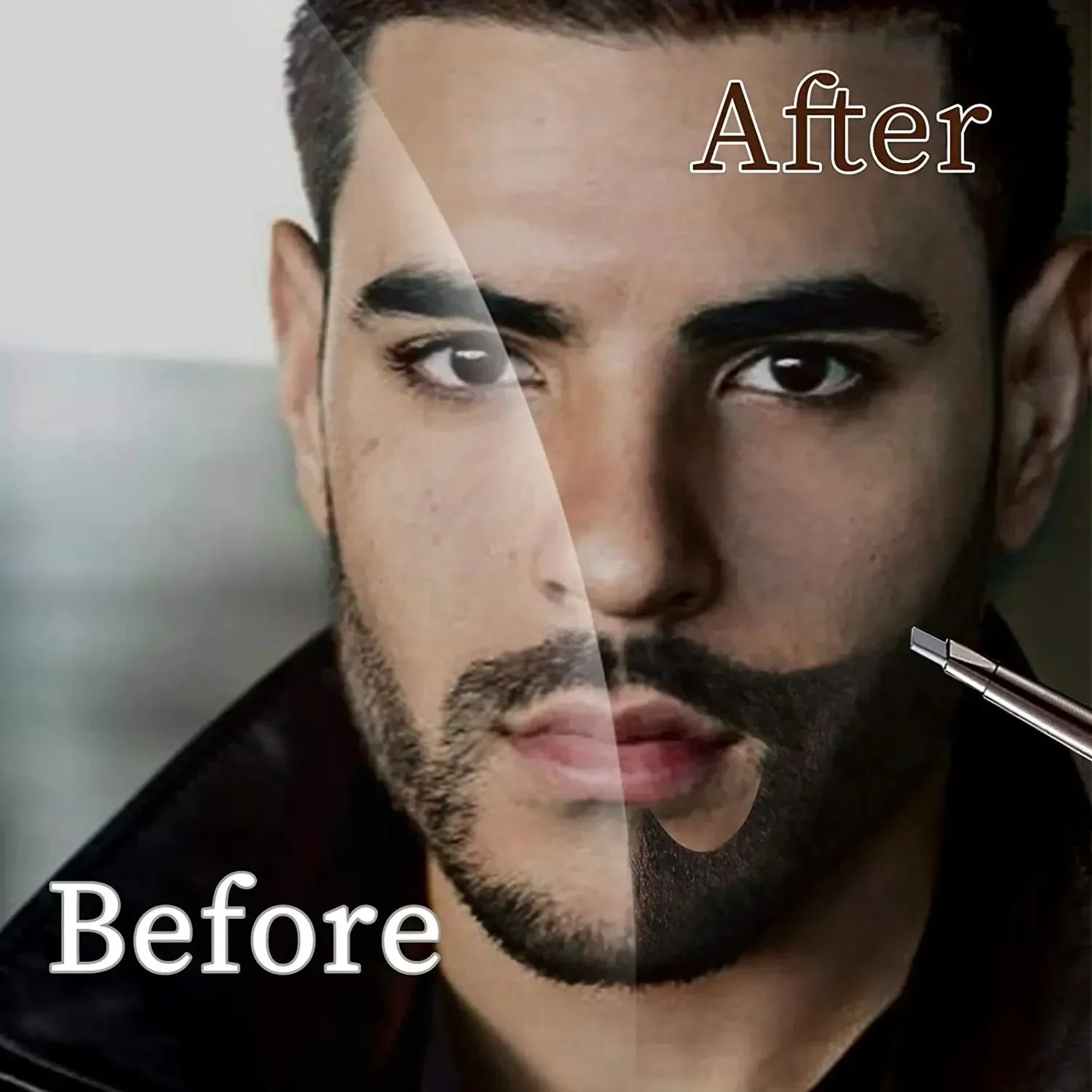 Waterproof Beard Filling Pen 1