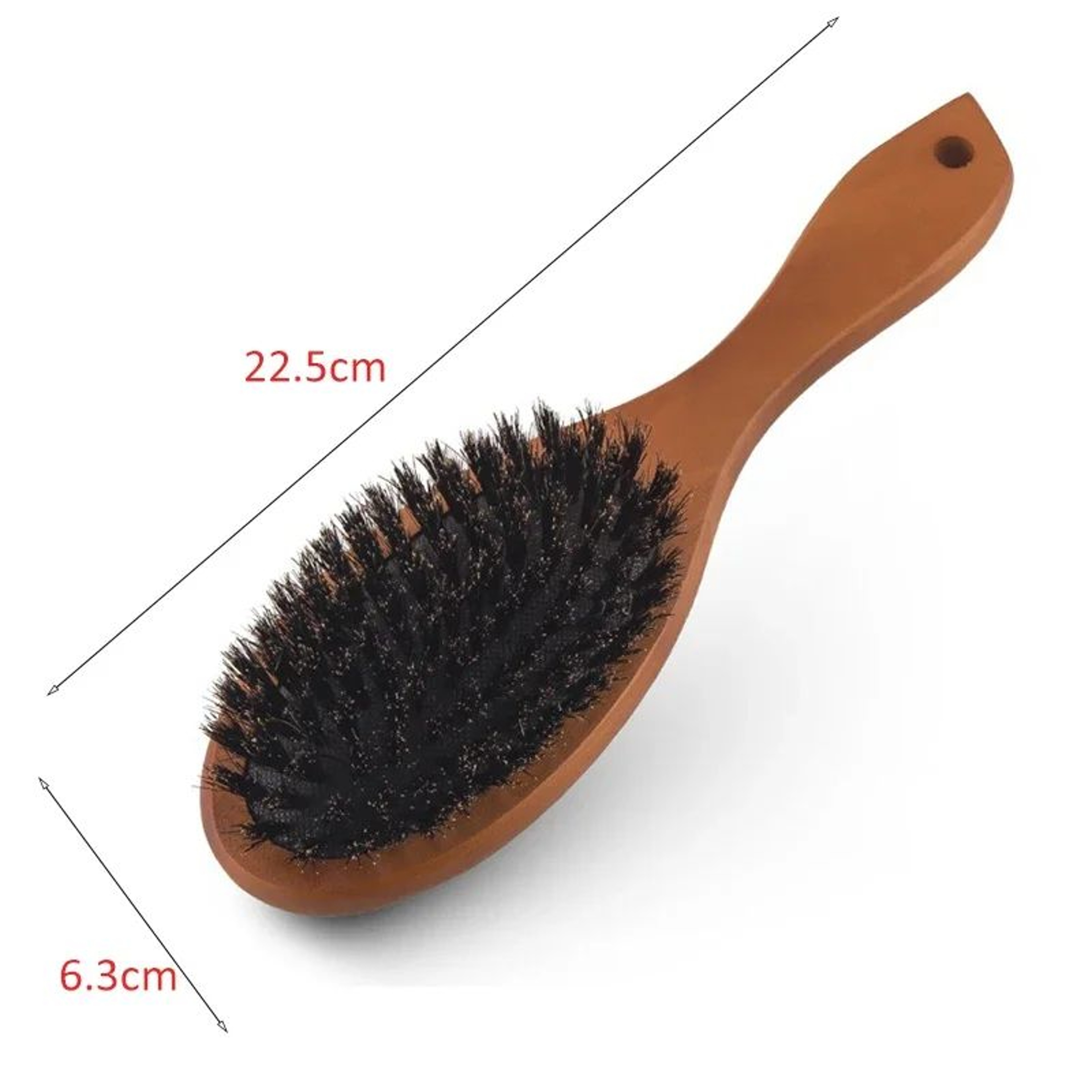 Natural Bristle Wave And Beard Brush 7