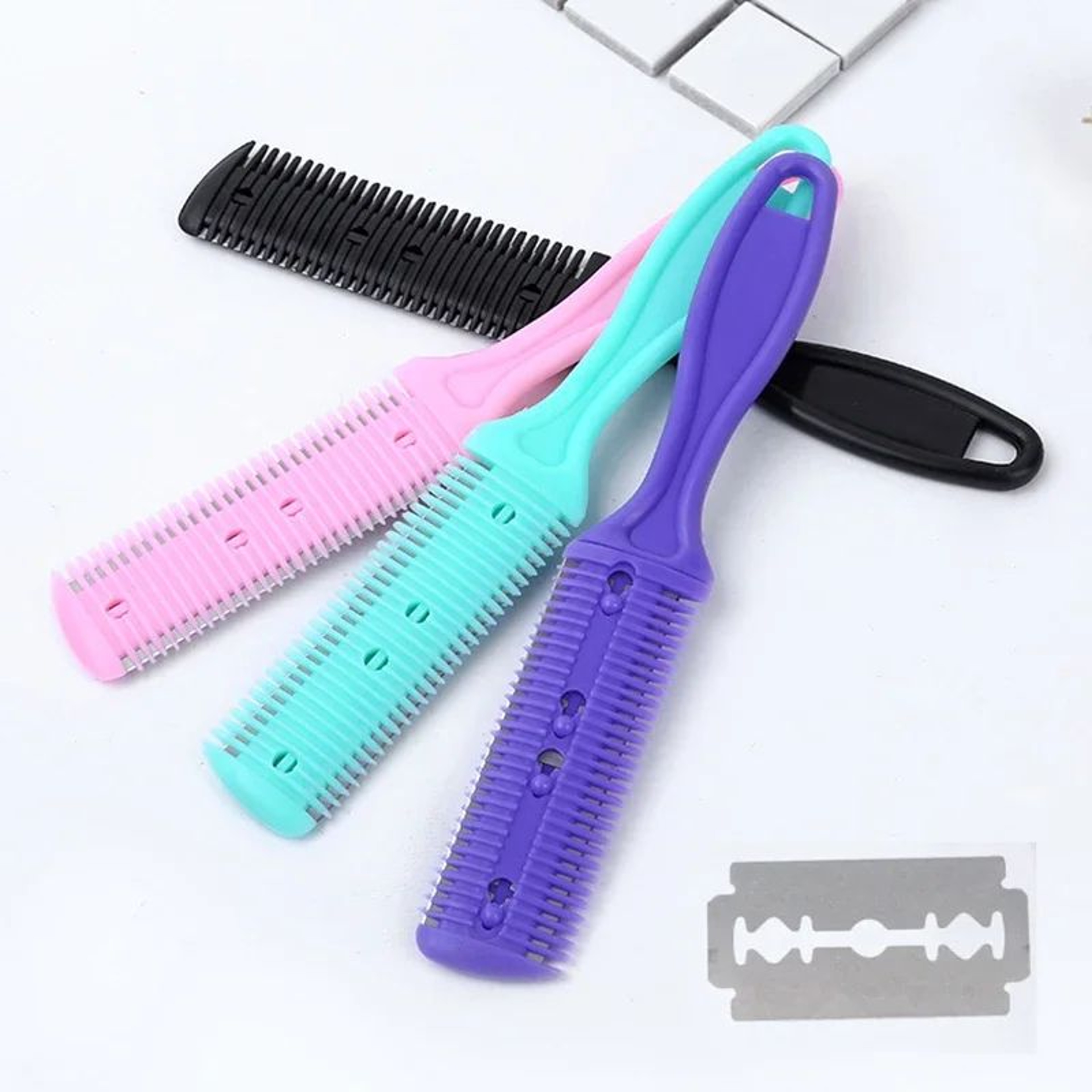 Professional Razor Hair Thinning Comb 0