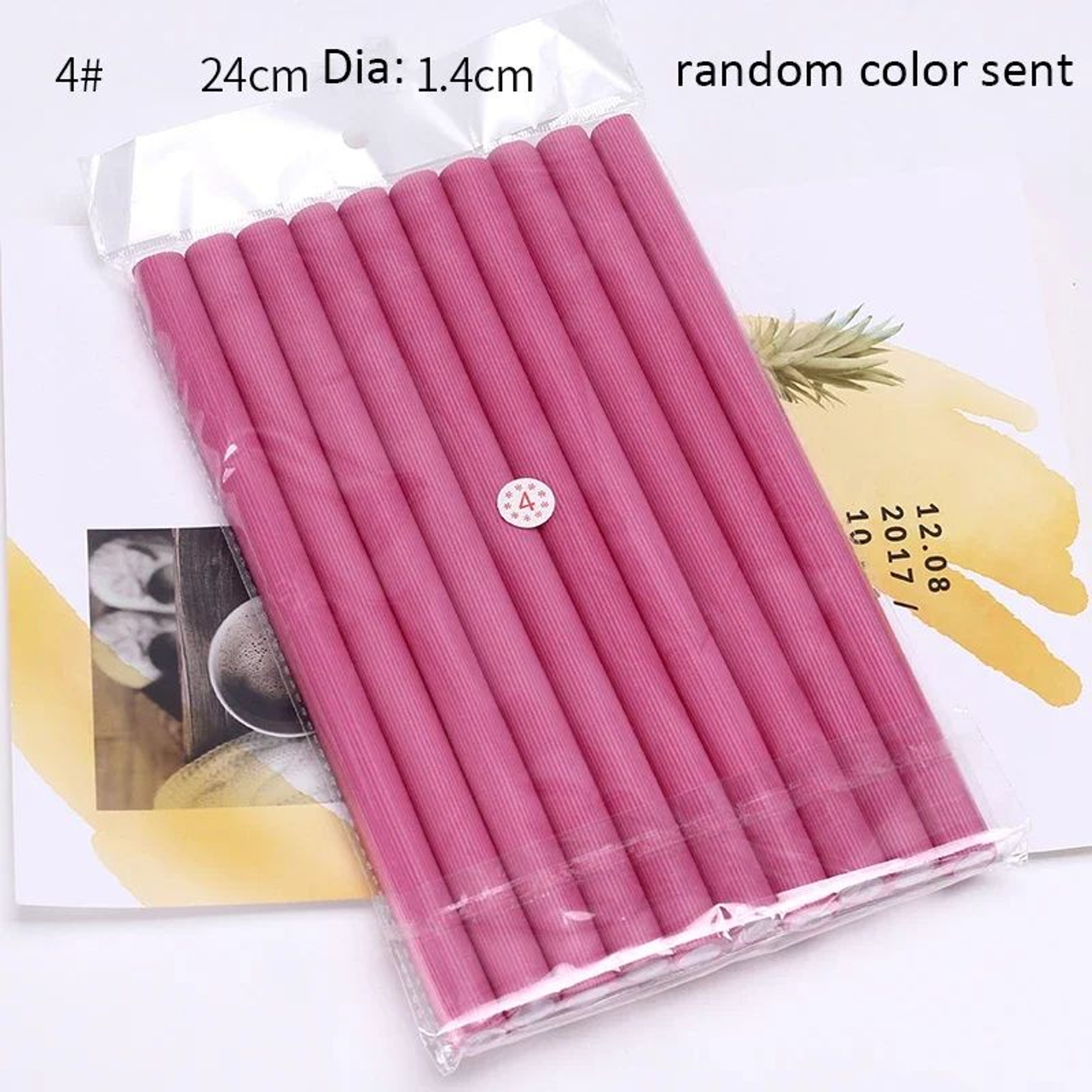 10 Piece Soft Foam Heatless Curling Rods 10