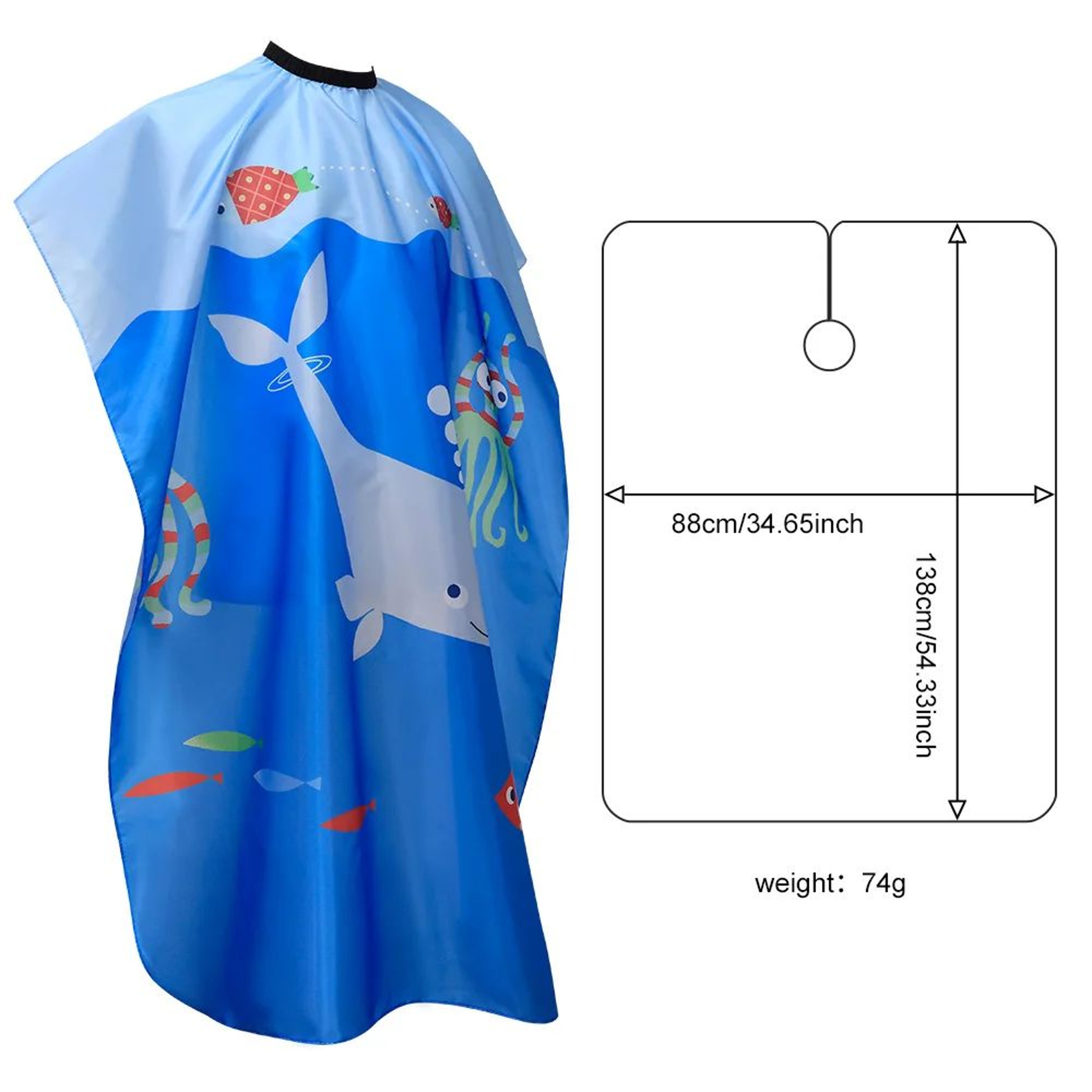 Cartoon Kids Hair Cutting Cape 4