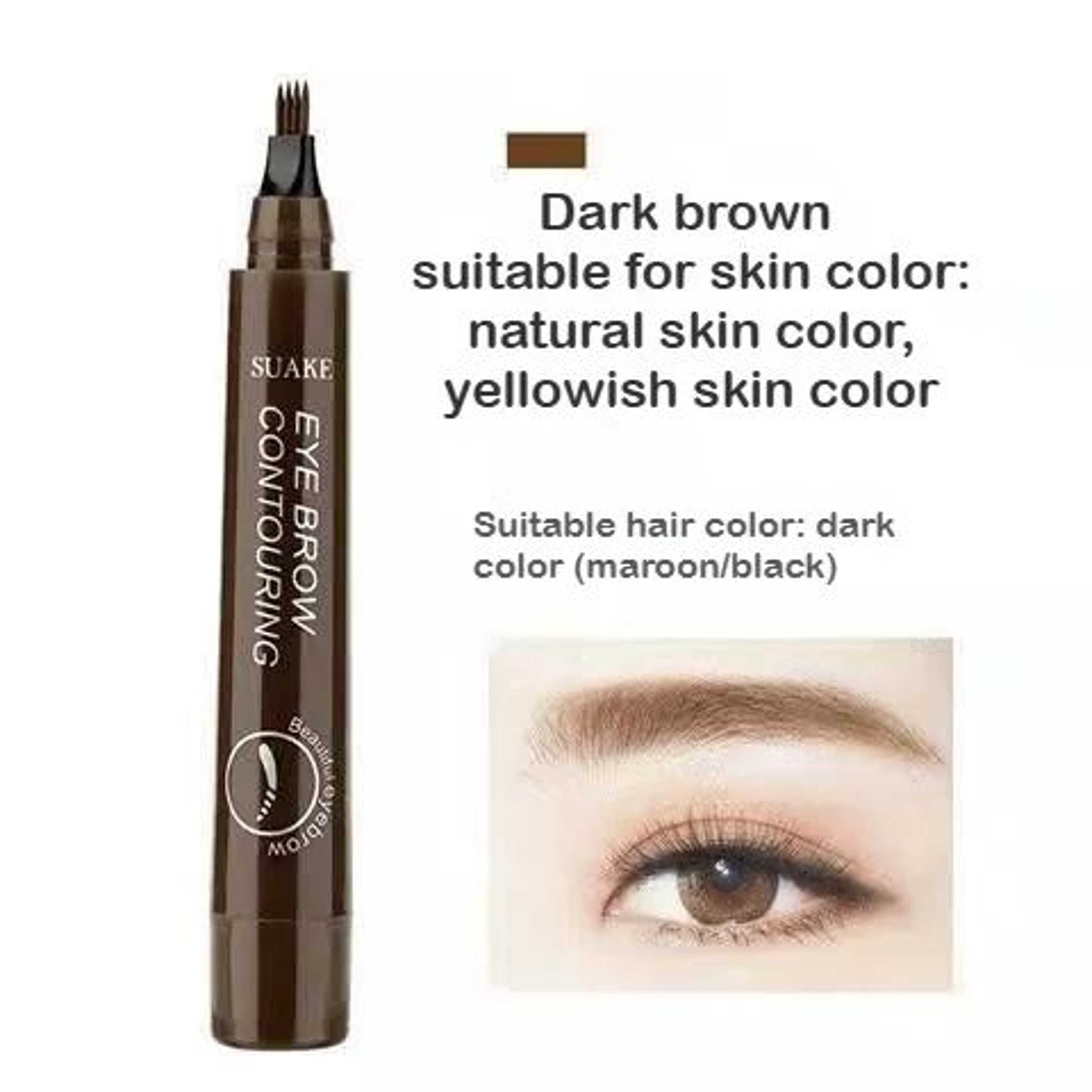 Waterproof 4 Tip Beard Filling Pen 7