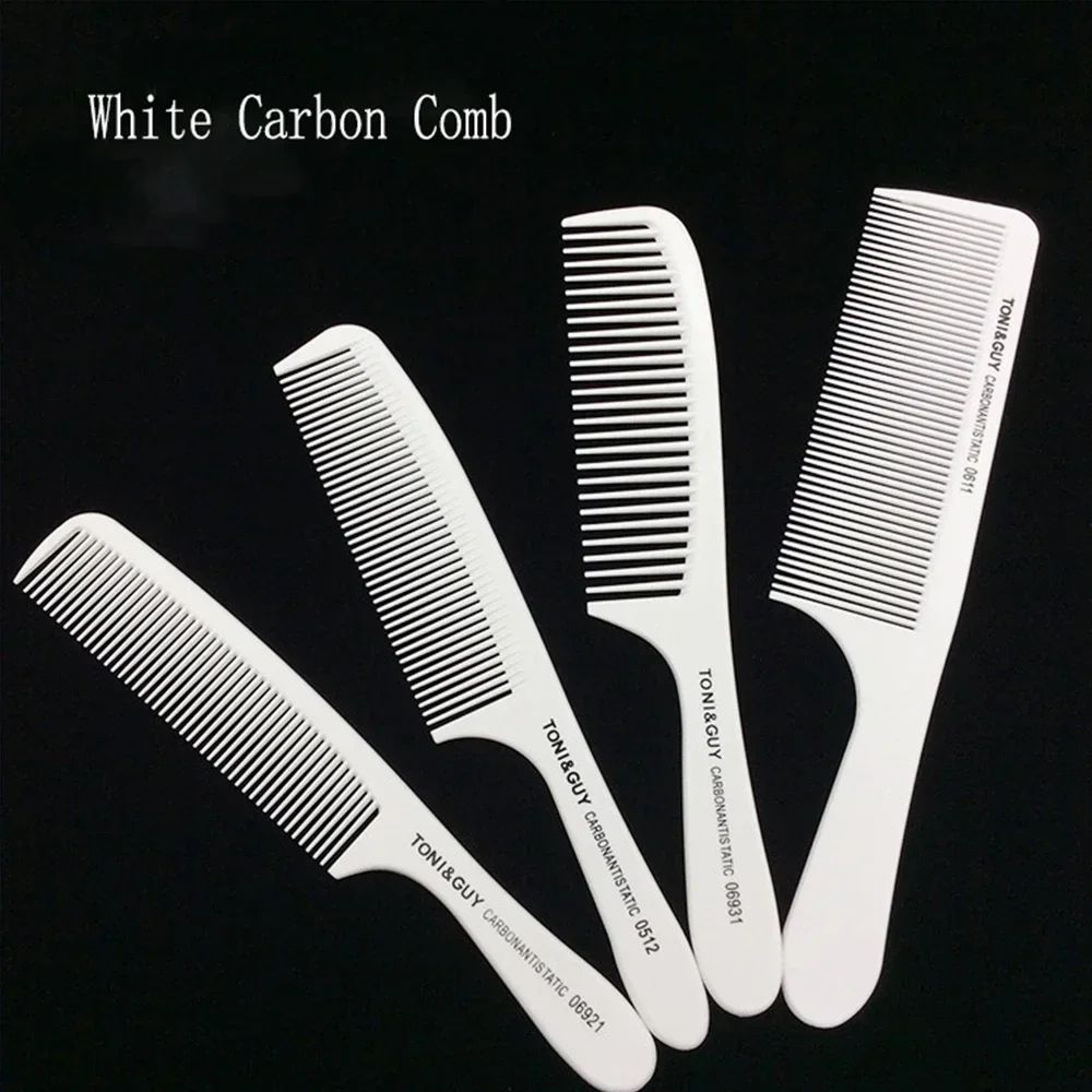 Professional Carbon Fiber Barber Styling Comb 1