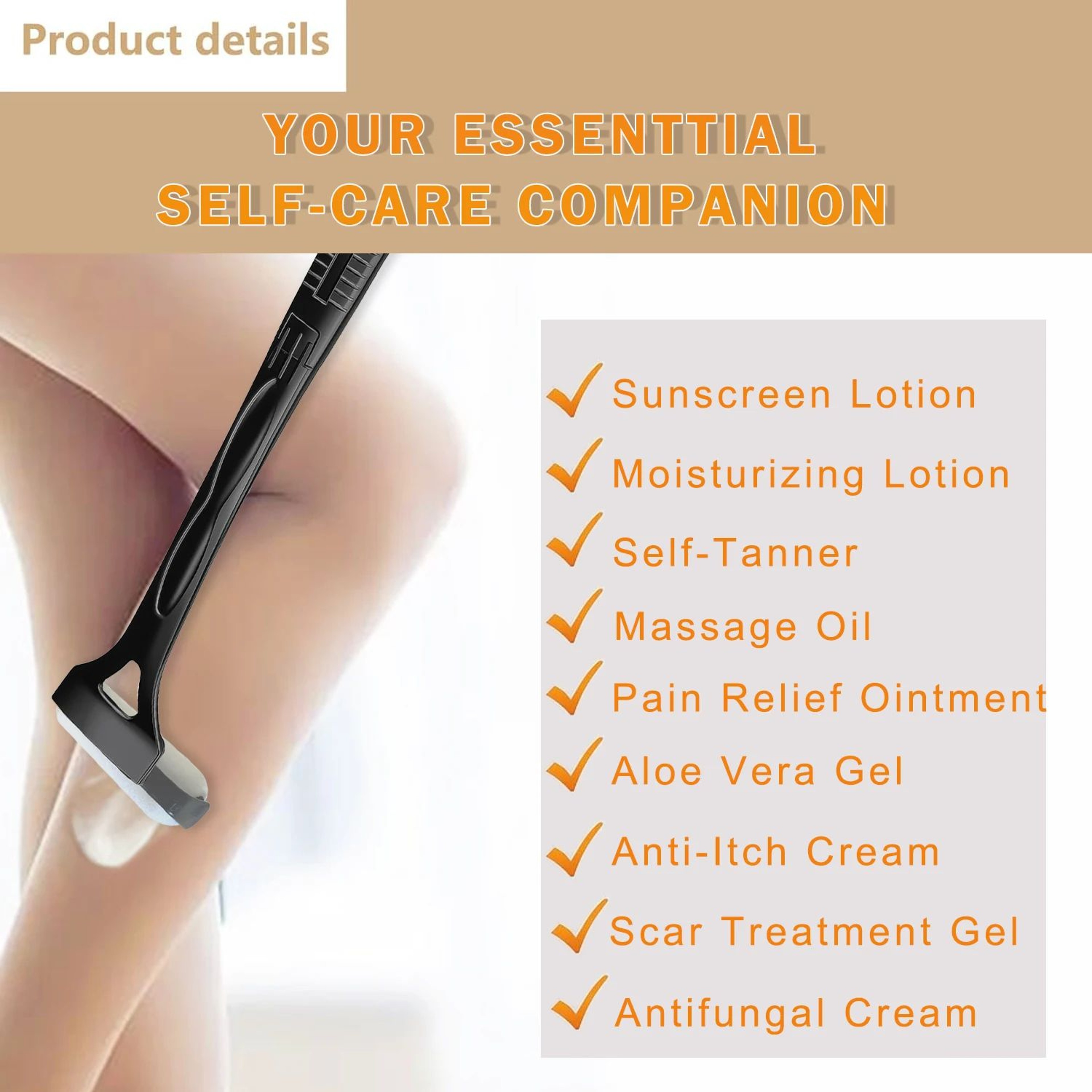 Long Handle Back Lotion Applicator 4