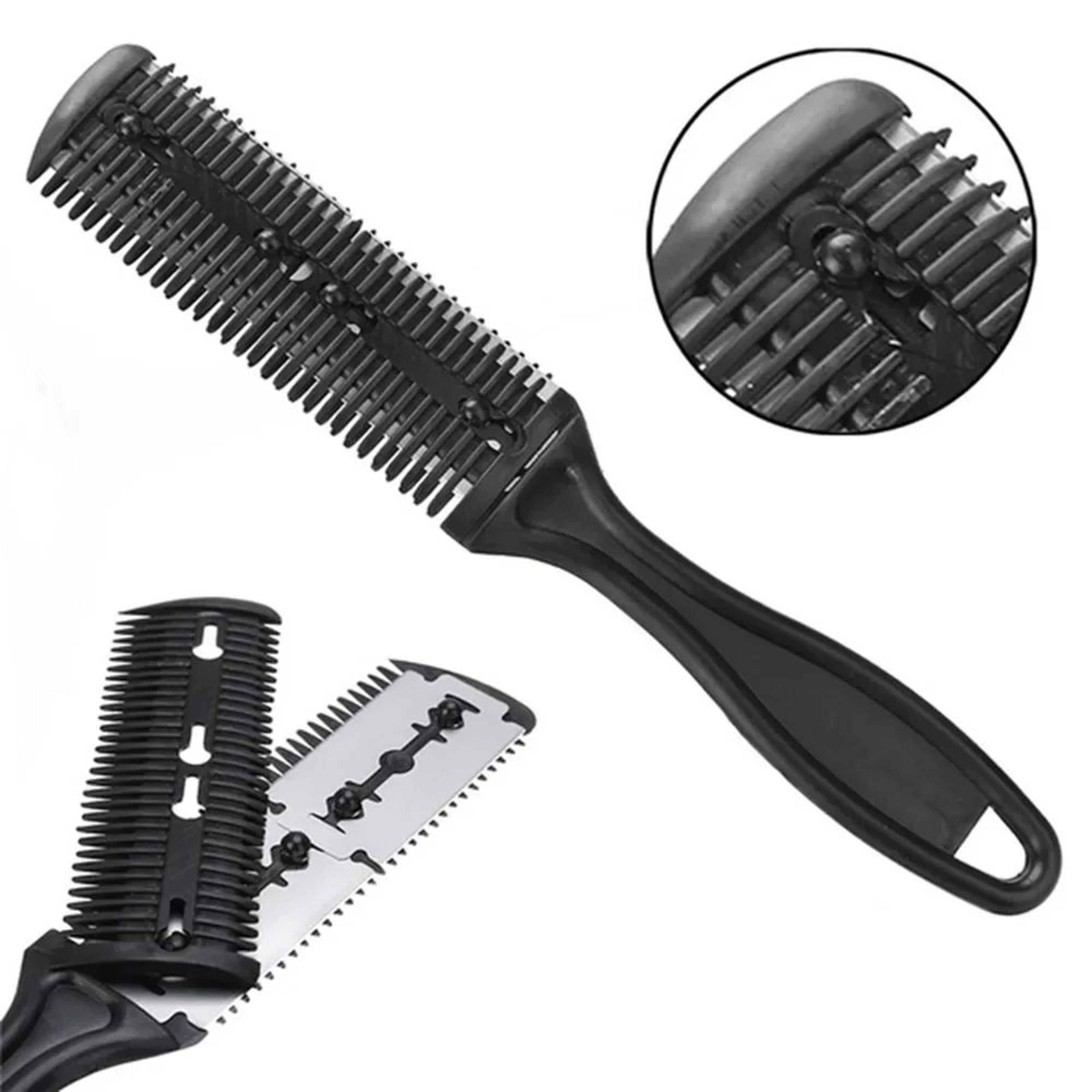 Razor Hair Cutting And Thinning Comb 0