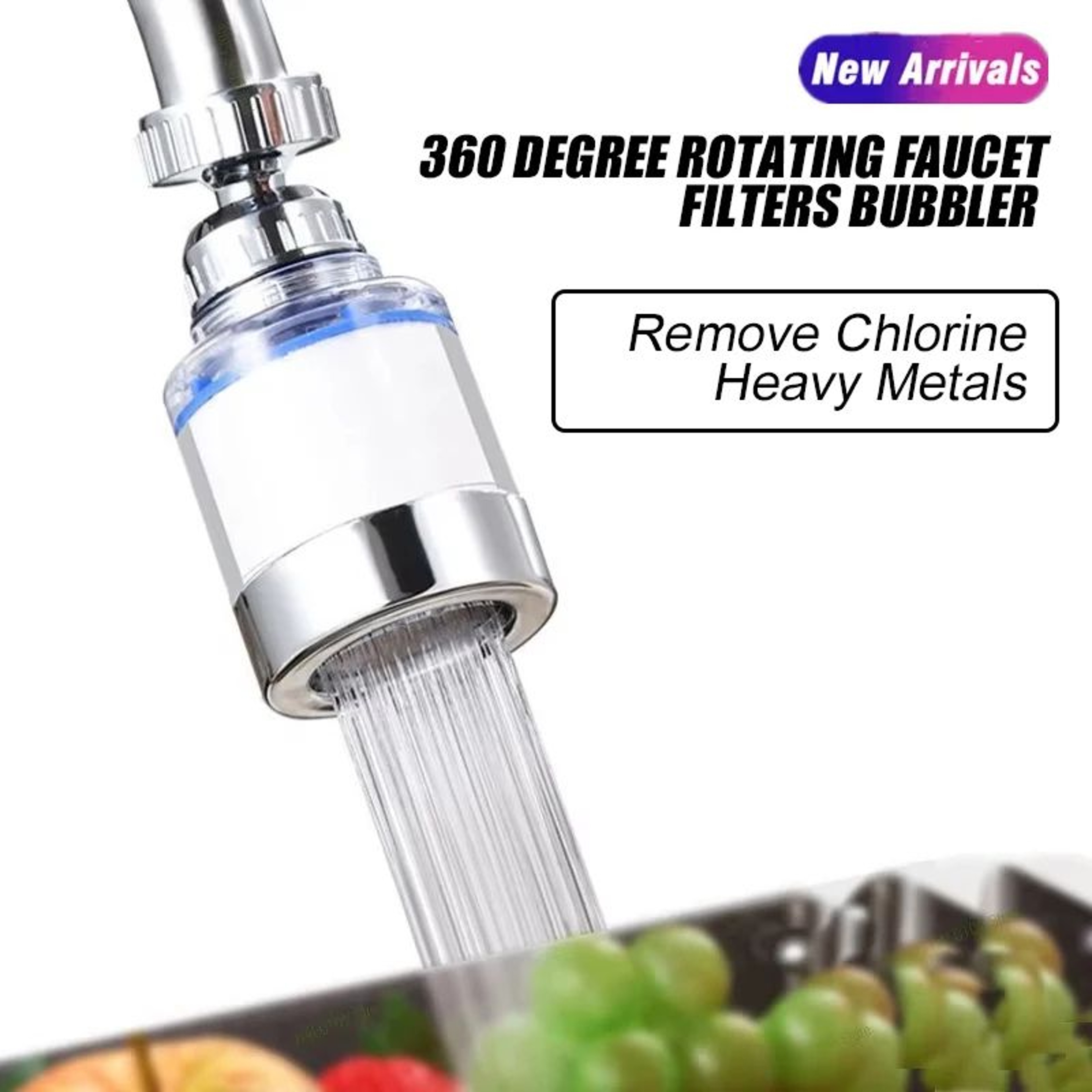 360 Degree Rotating Faucet Filter 0