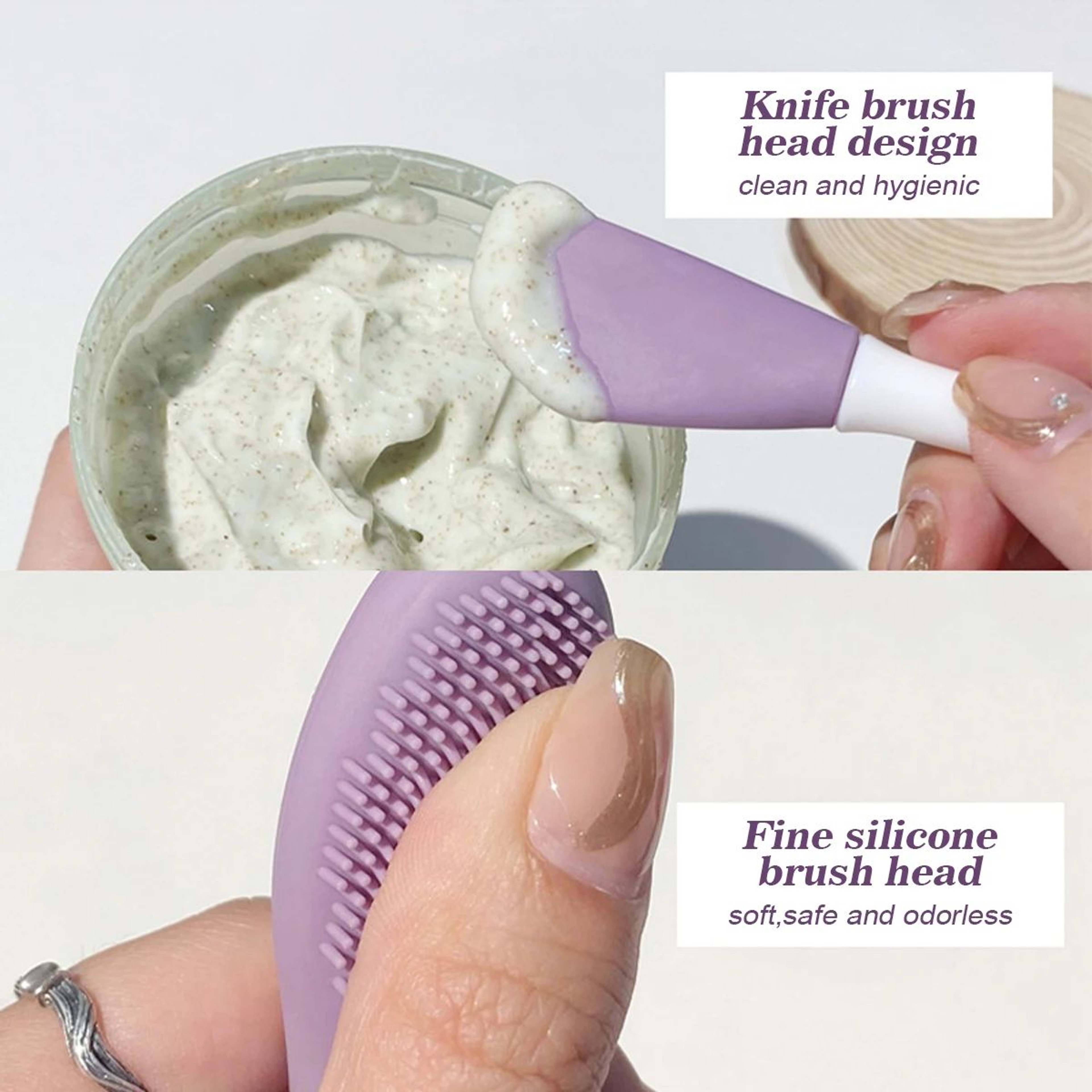 2 In 1 Silicone Facial Cleansing Brush 5