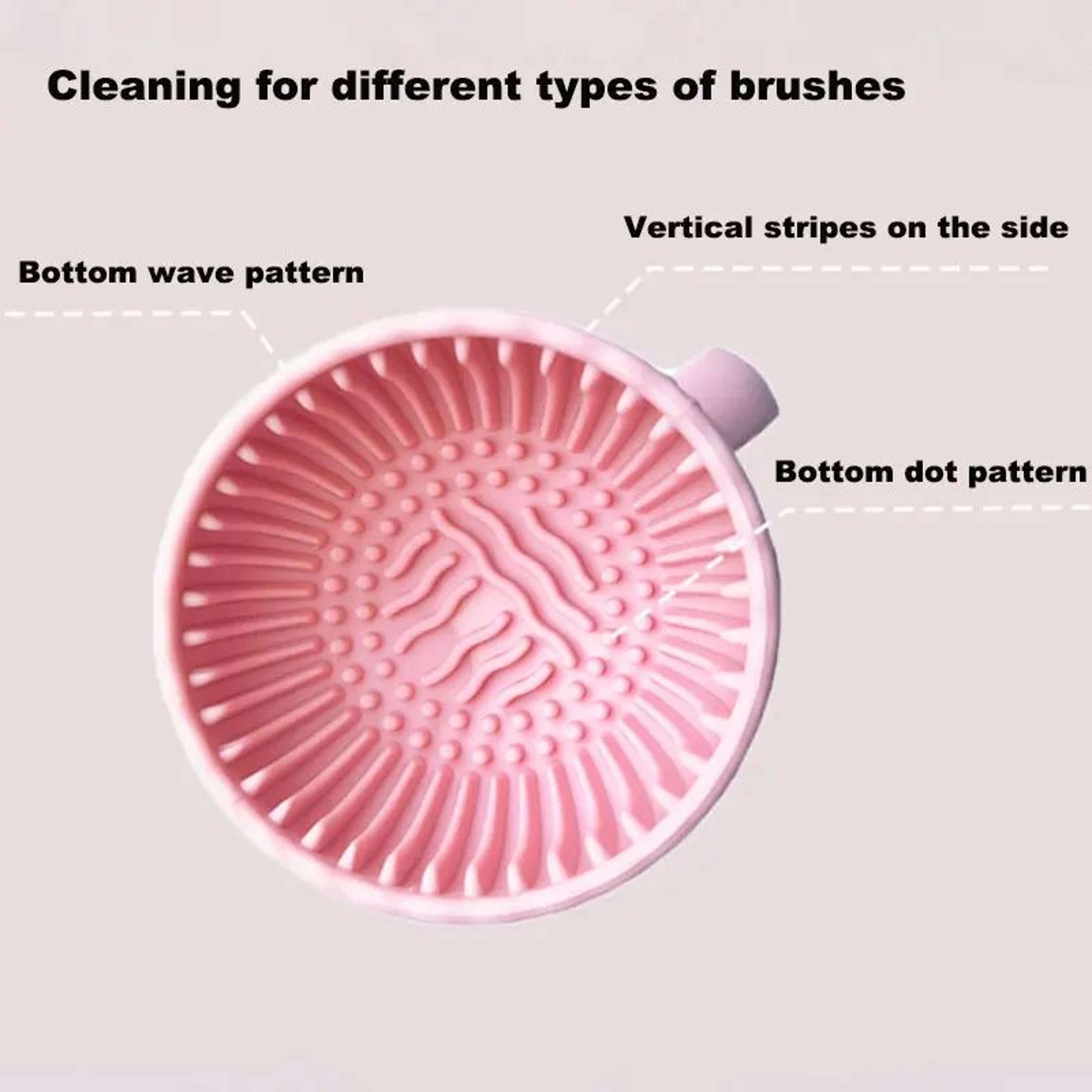 Foldable Silicone Makeup Brush Cleaning Bowl 2