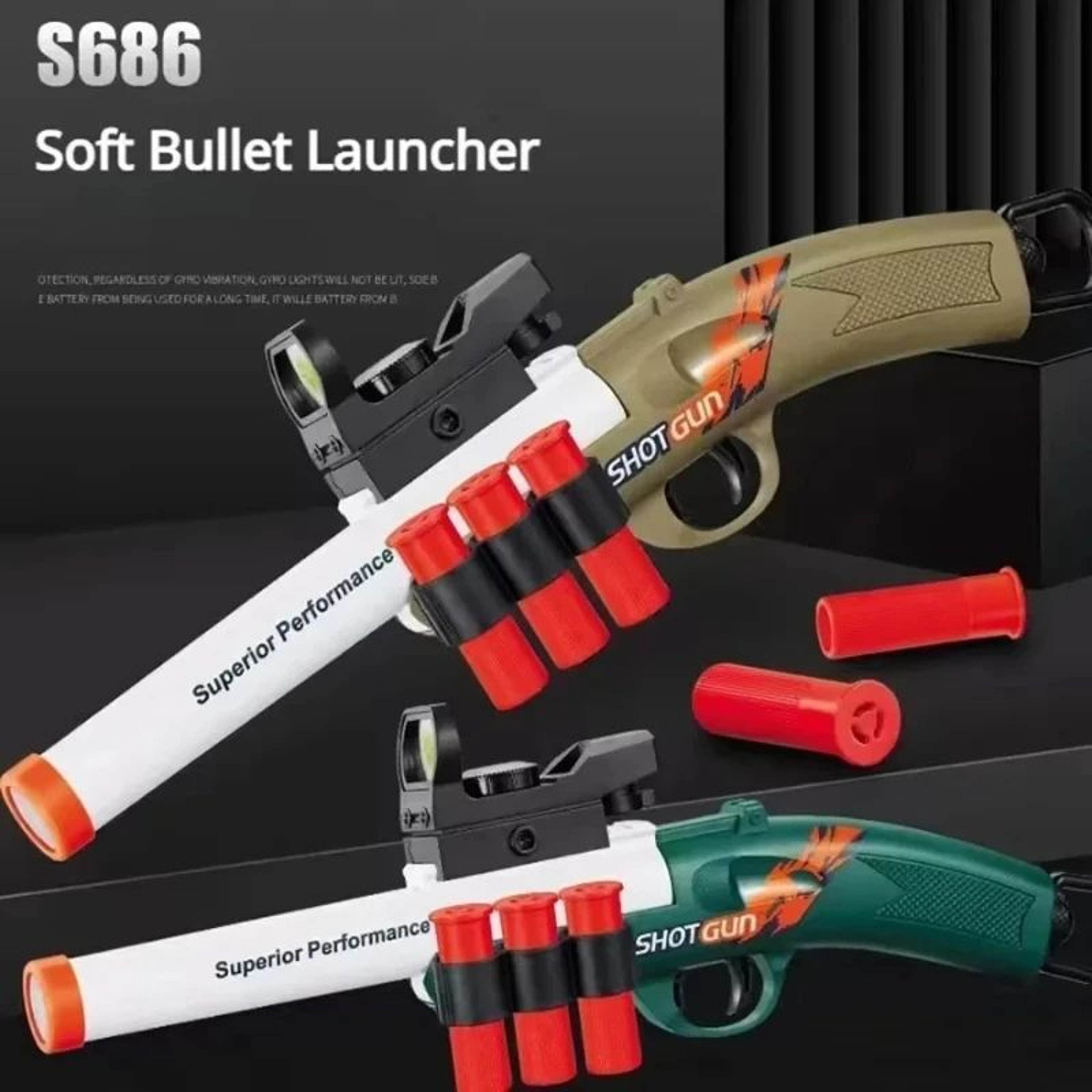 Mini Shell Ejecting Soft Bullet Blaster 0